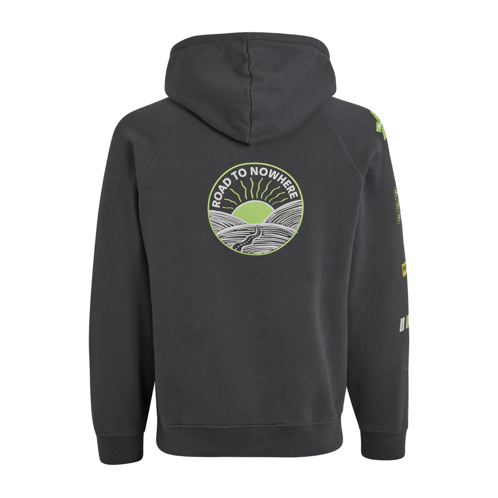 PAS NORMAL STUDIOS SOLITUDE Hoodie SS23 - Deep Grey / Green - Image 2