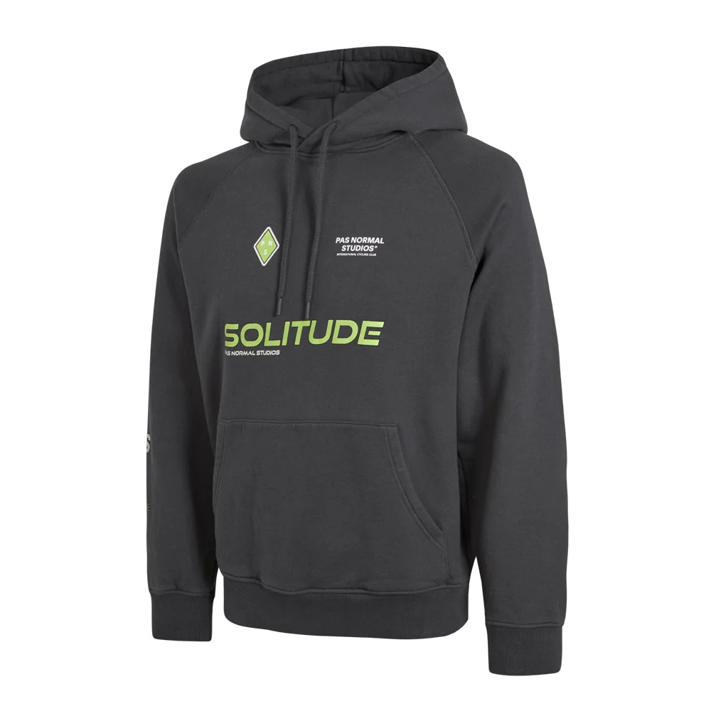 PAS NORMAL STUDIOS SOLITUDE Hoodie SS23 - Deep Grey / Green - Image 3