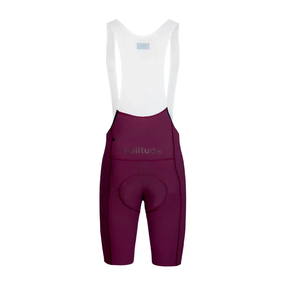 PAS NORMAL STUDIOS Solitude Women Bib Shorts 2022 - Burgundy - Image 2