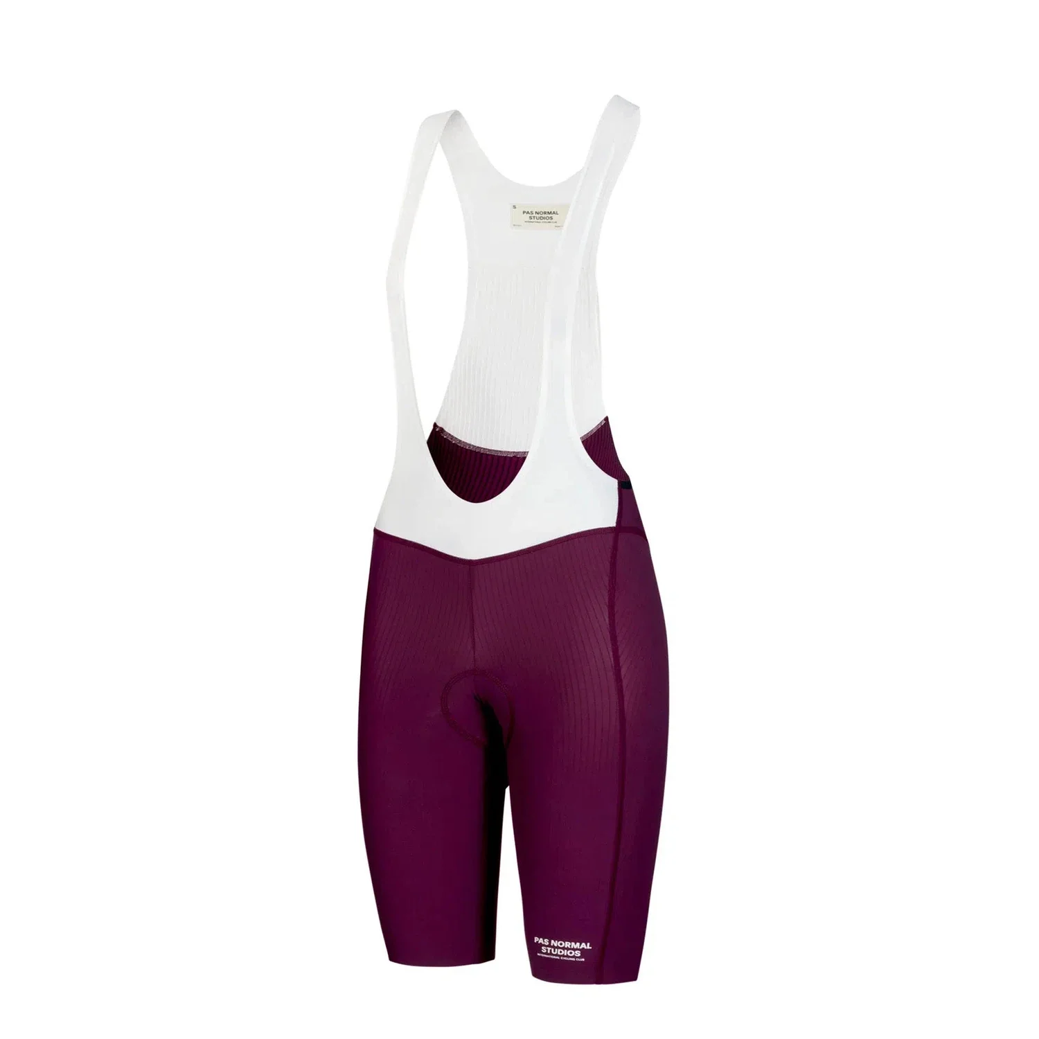 PAS NORMAL STUDIOS Solitude Women Bib Shorts 2022 - Burgundy - Image 3