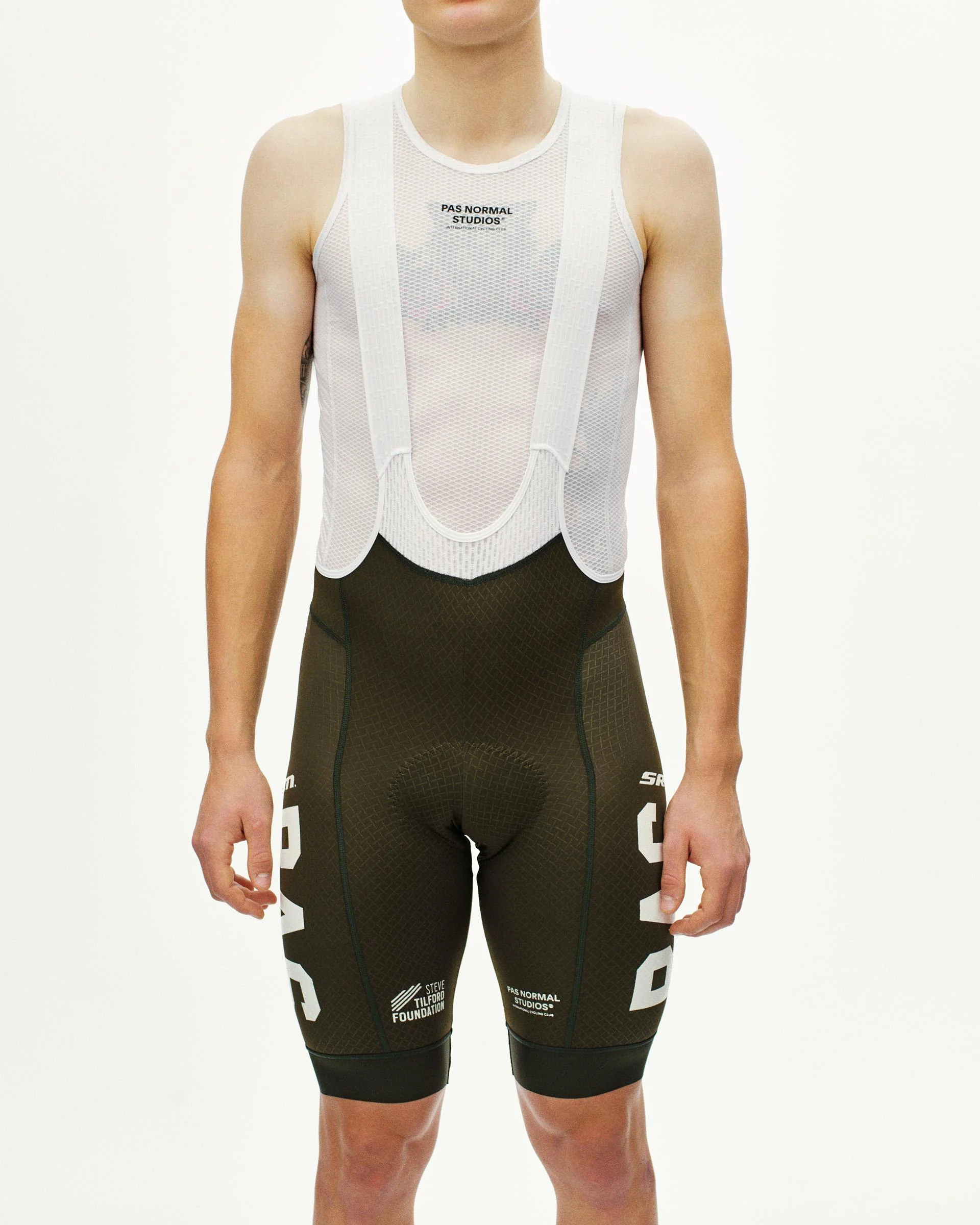 PAS NORMAL STUDIOS STFR Mechanism Bib Shorts - Dark Olive - Image 3