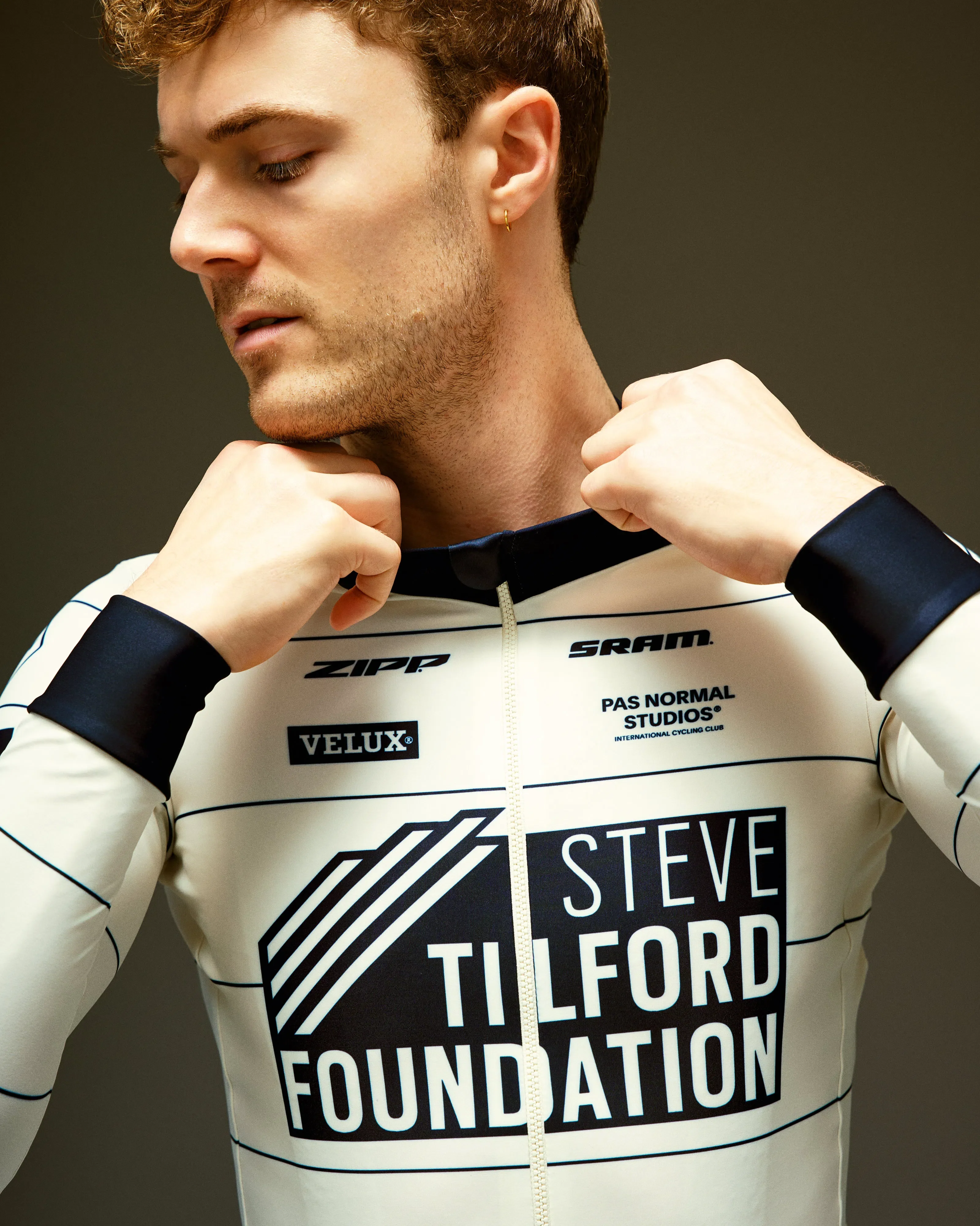 PAS NORMAL STUDIOS STFR Mechanism Long Sleeve Jersey - Off White - Image 4