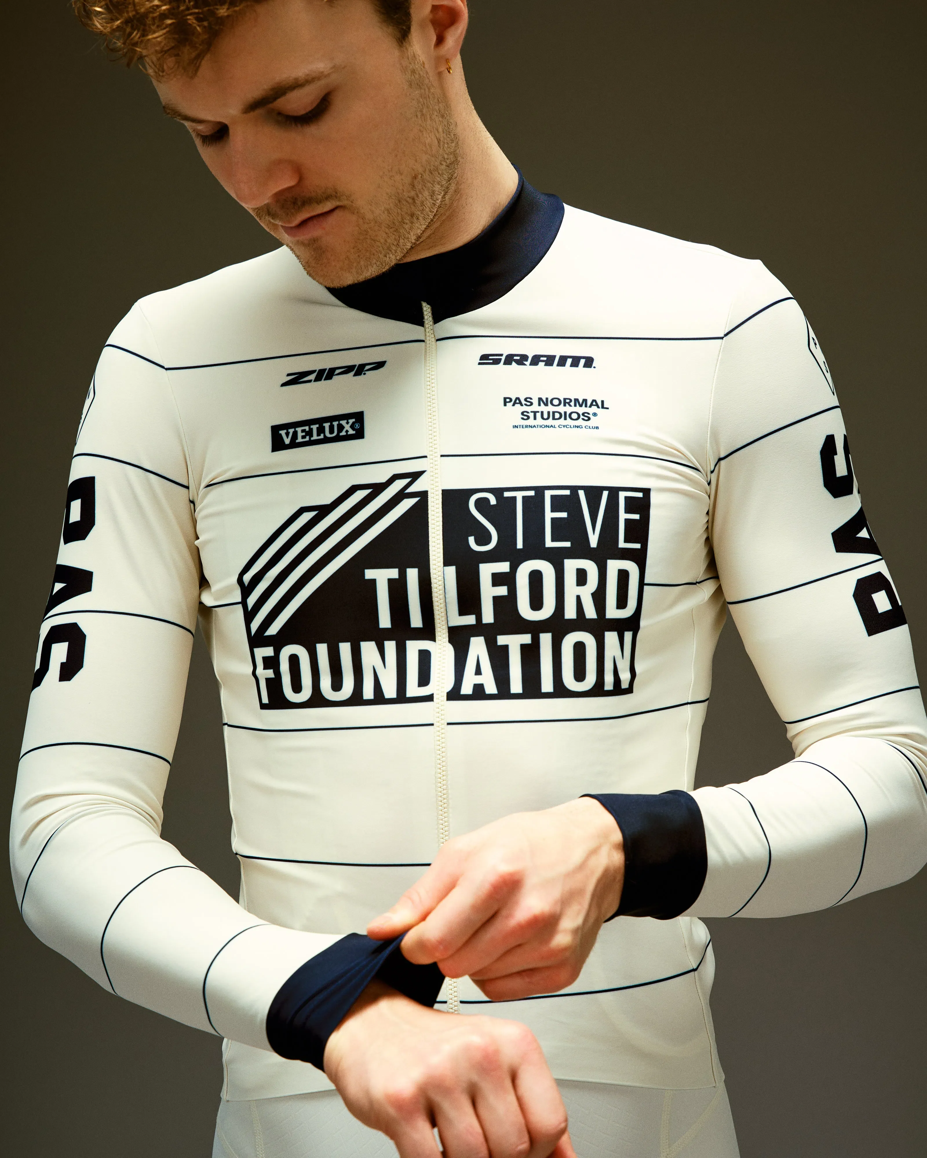 PAS NORMAL STUDIOS STFR Mechanism Long Sleeve Jersey - Off White - Image 5