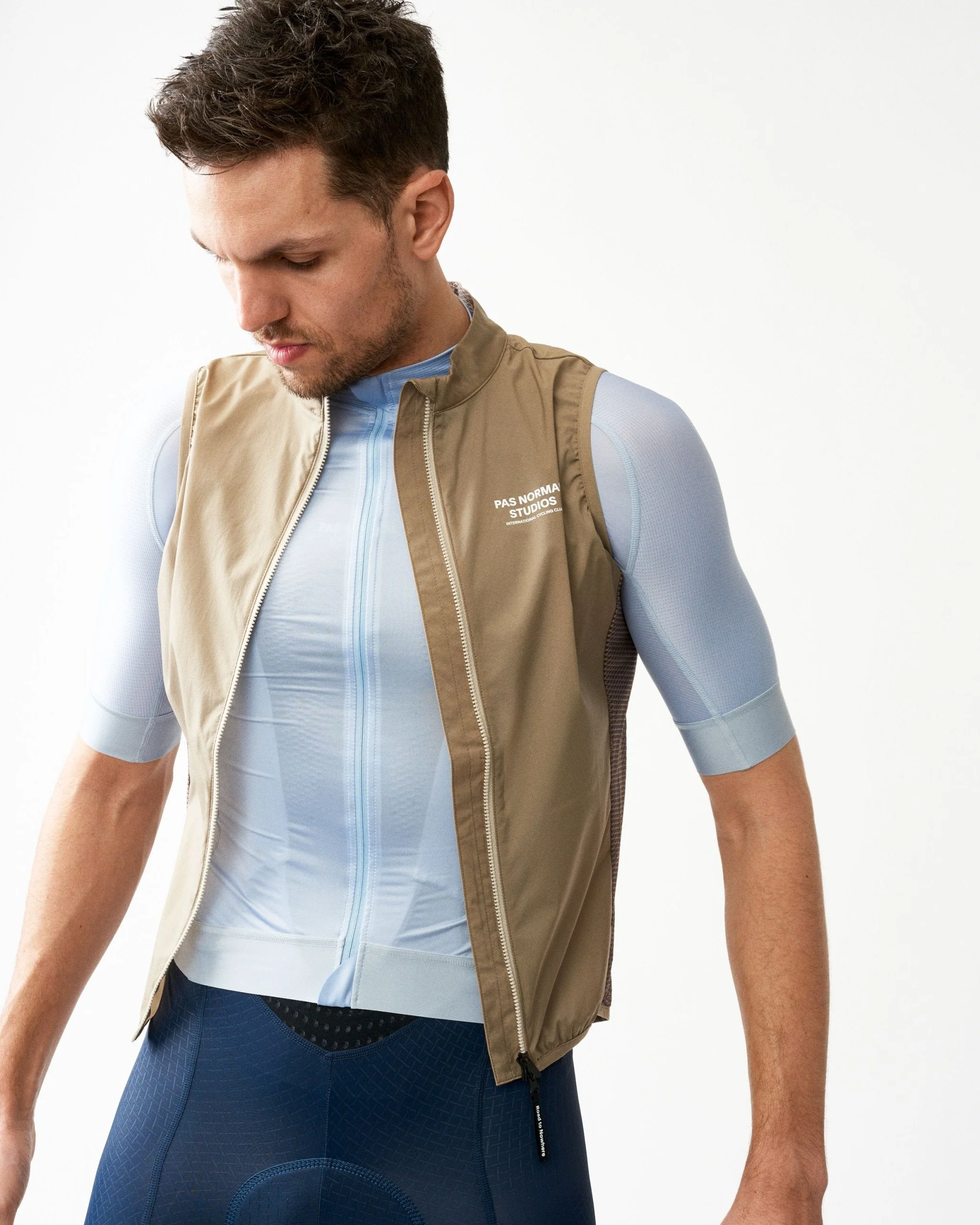 PAS NORMAL STUDIOS Mechanism Stow Away Gilet - Beige - Image 4