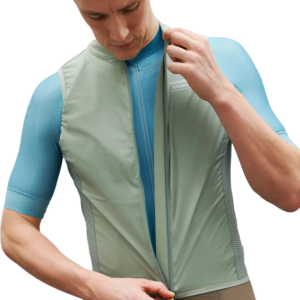 PAS NORMAL STUDIOS Mechanism Stow Away Gilet - Dusty Mint - Image 4