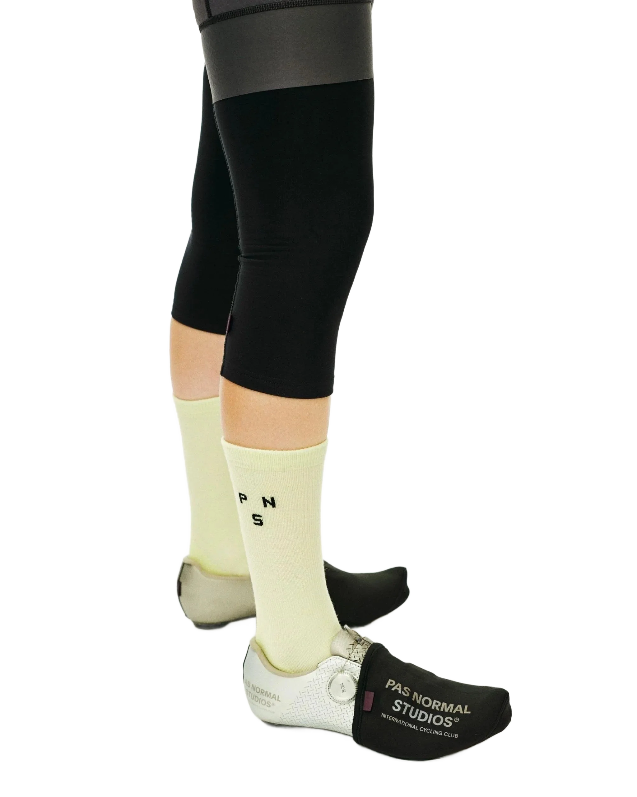 PAS NORMAL STUDIOS Thermal Wool Socks - Dusty Lime - Image 2