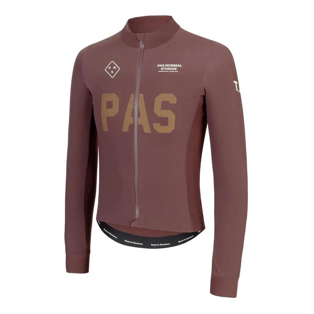 PAS NORMAL STUDIOS TKO Control Heavy Long Sleeve Jersey - Burgundy - Image 3