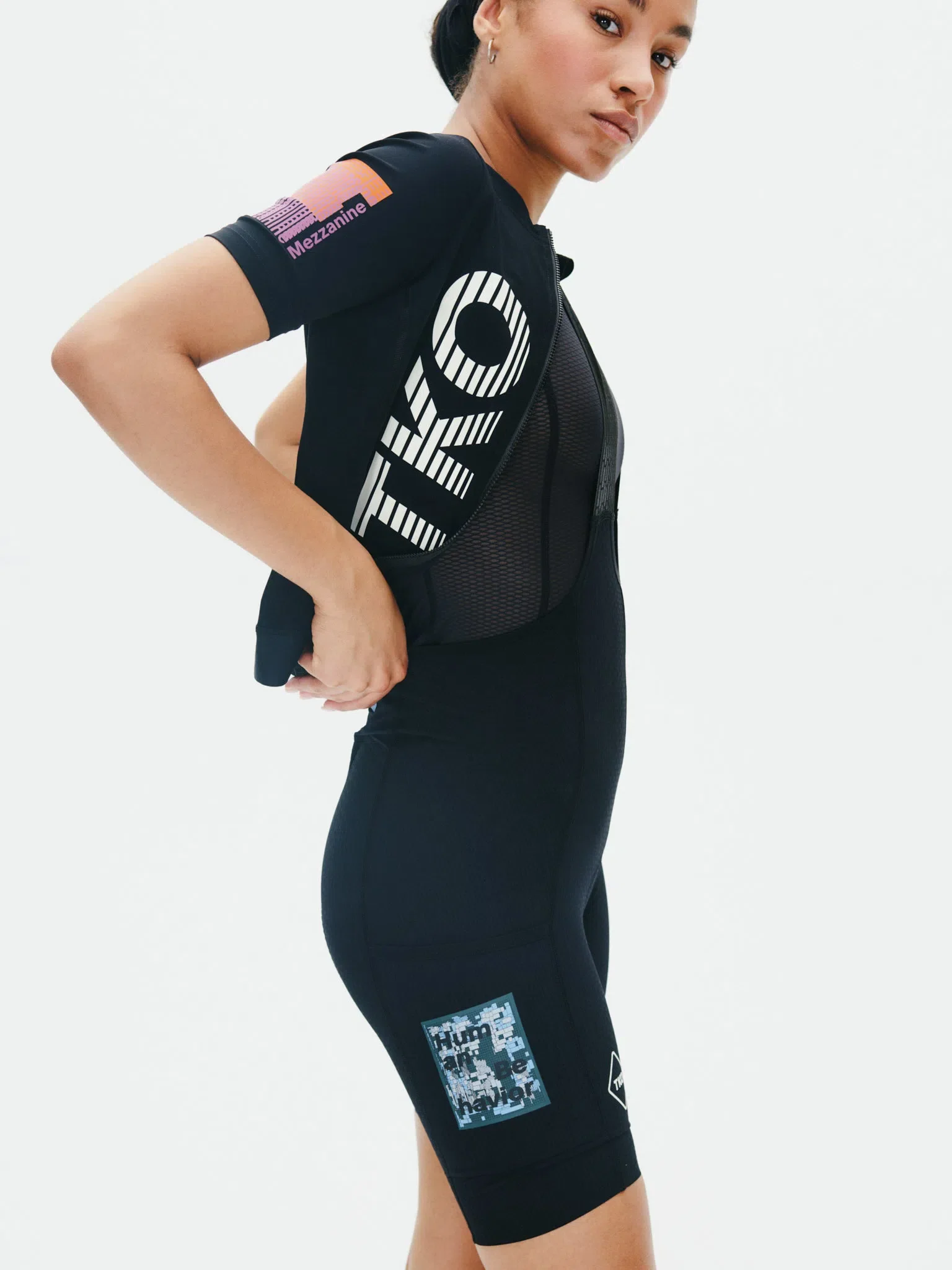 PAS NORMAL STUDIOS TKO Essential Light Women Bibs AW24 - Black - Image 7