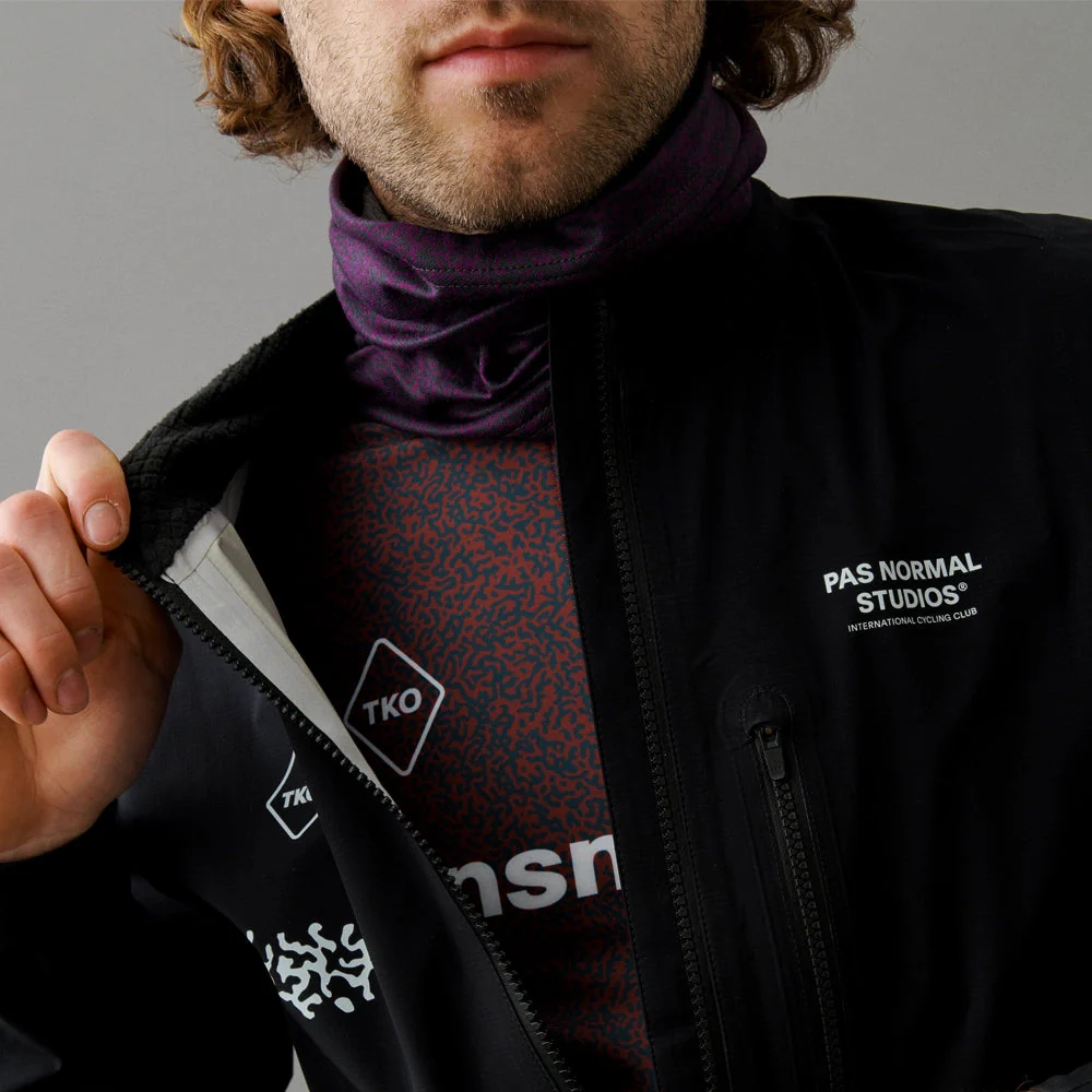 PAS NORMAL STUDIOS TKO Essential Shield Jacket AW23 - Black Transmission - Image 4