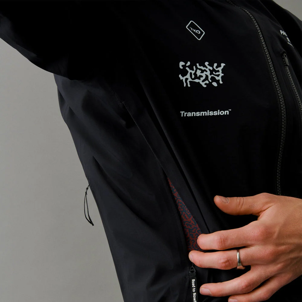 PAS NORMAL STUDIOS TKO Essential Shield Jacket AW23 - Black Transmission - Image 6