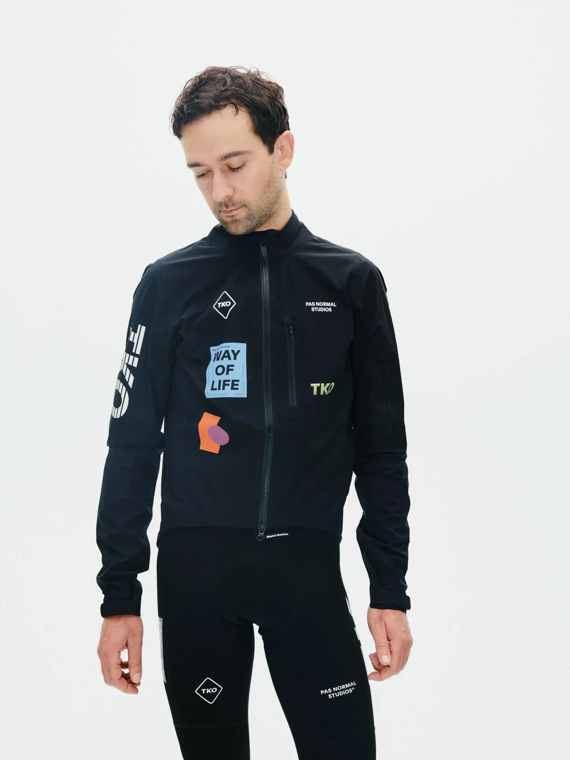 PAS NORMAL STUDIOS TKO Essential Shield Jacket AW24 - Black - Image 11