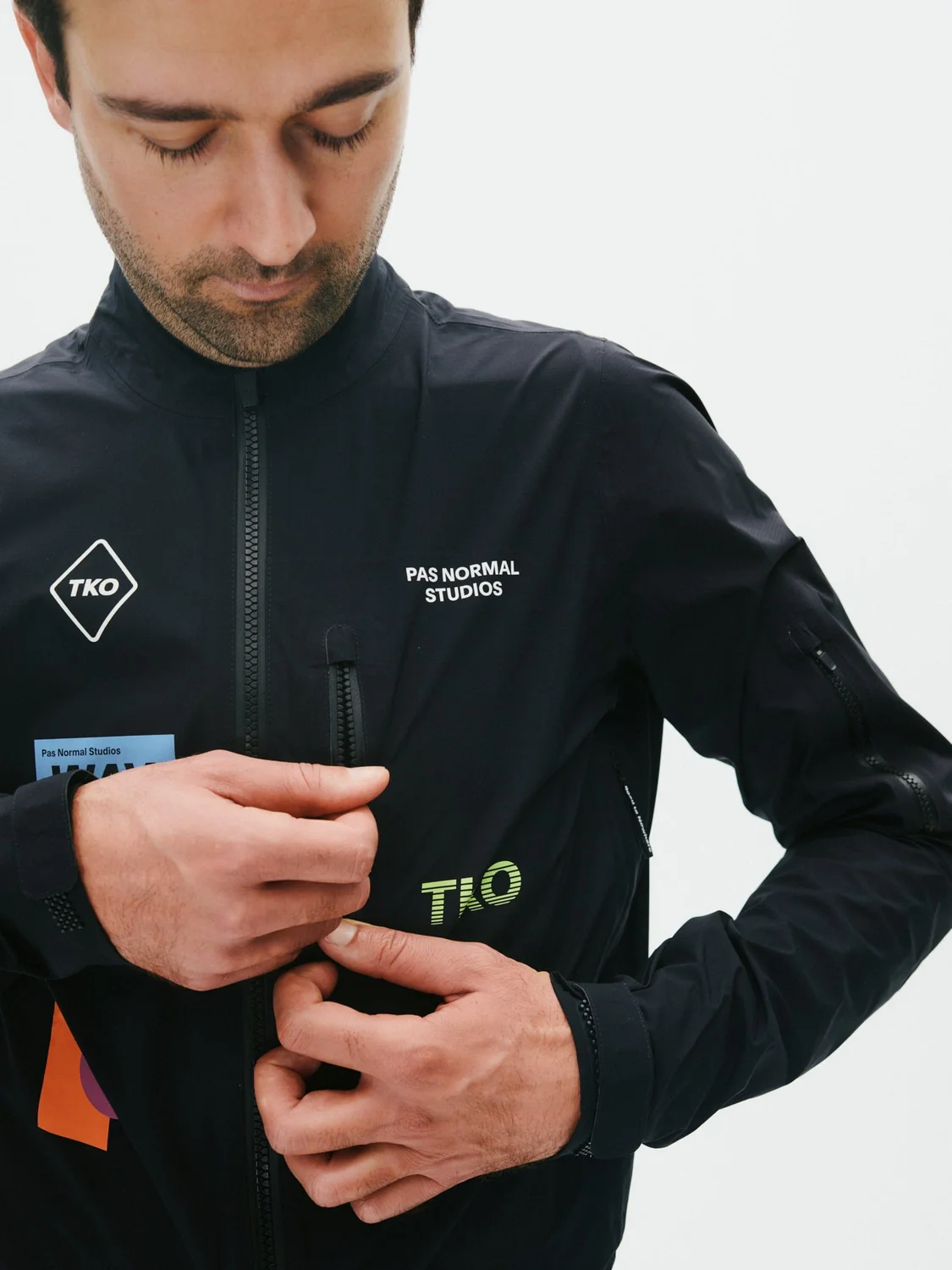 PAS NORMAL STUDIOS TKO Essential Shield Jacket AW24 - Black - Image 4