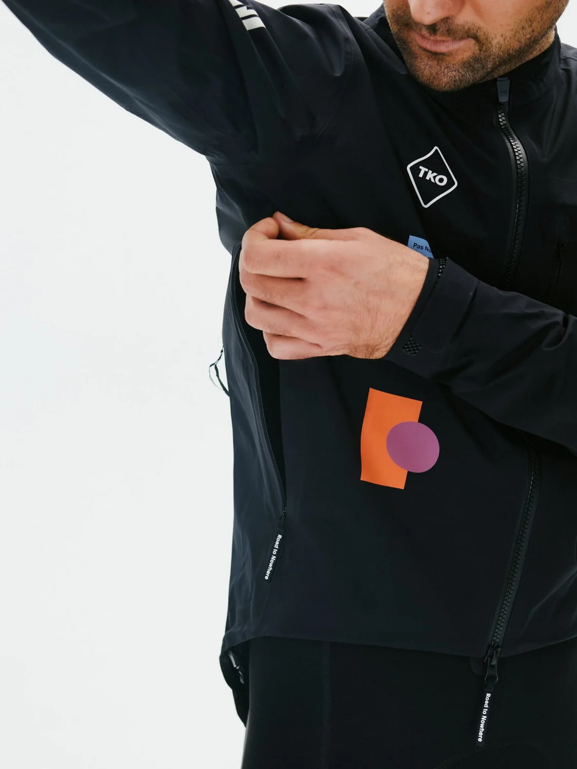 PAS NORMAL STUDIOS TKO Essential Shield Jacket AW24 - Black - Image 6