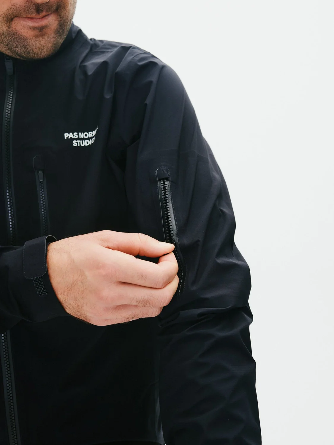 PAS NORMAL STUDIOS TKO Essential Shield Jacket AW24 - Black - Image 7
