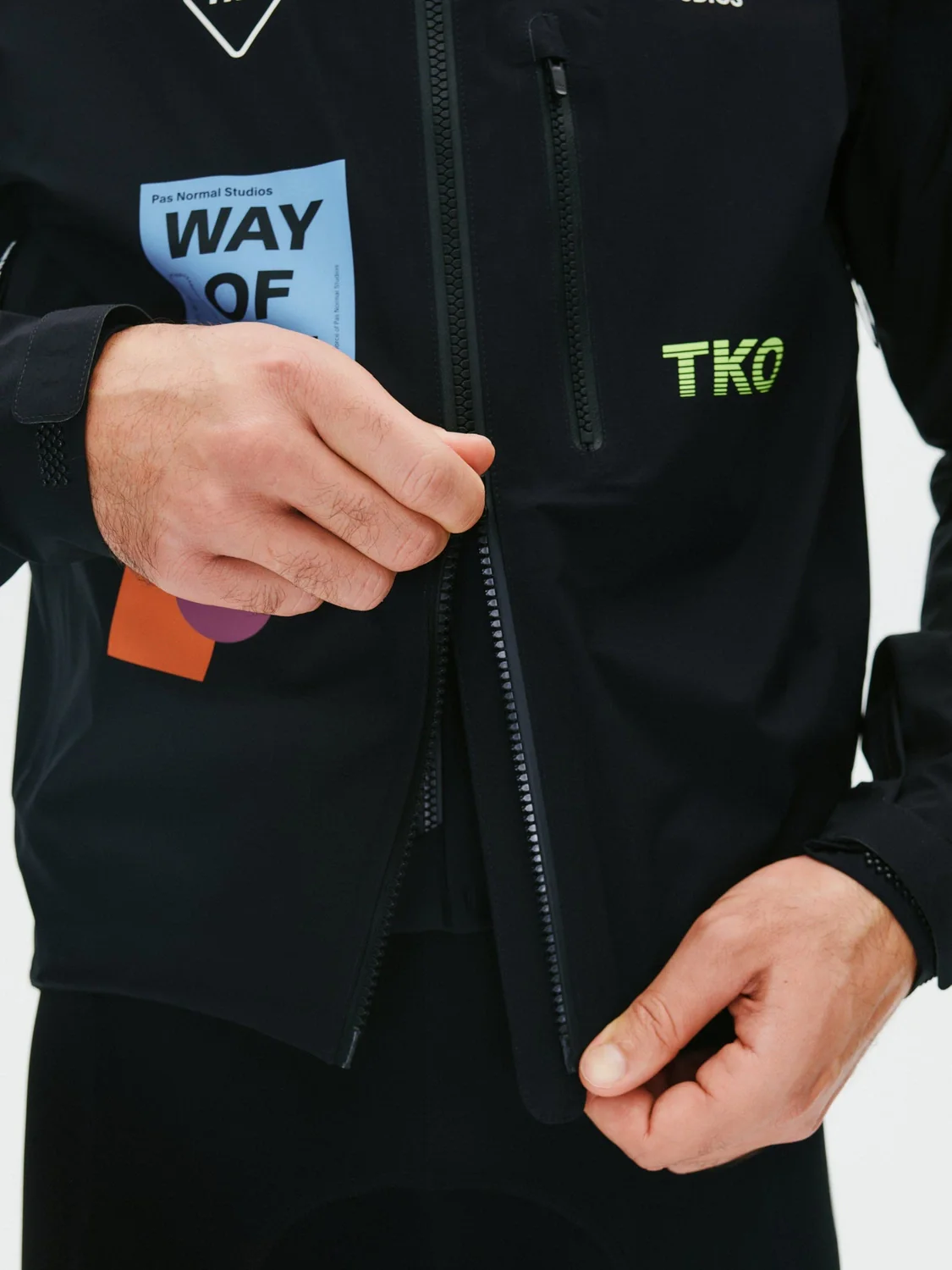 PAS NORMAL STUDIOS TKO Essential Shield Jacket AW24 - Black - Image 8