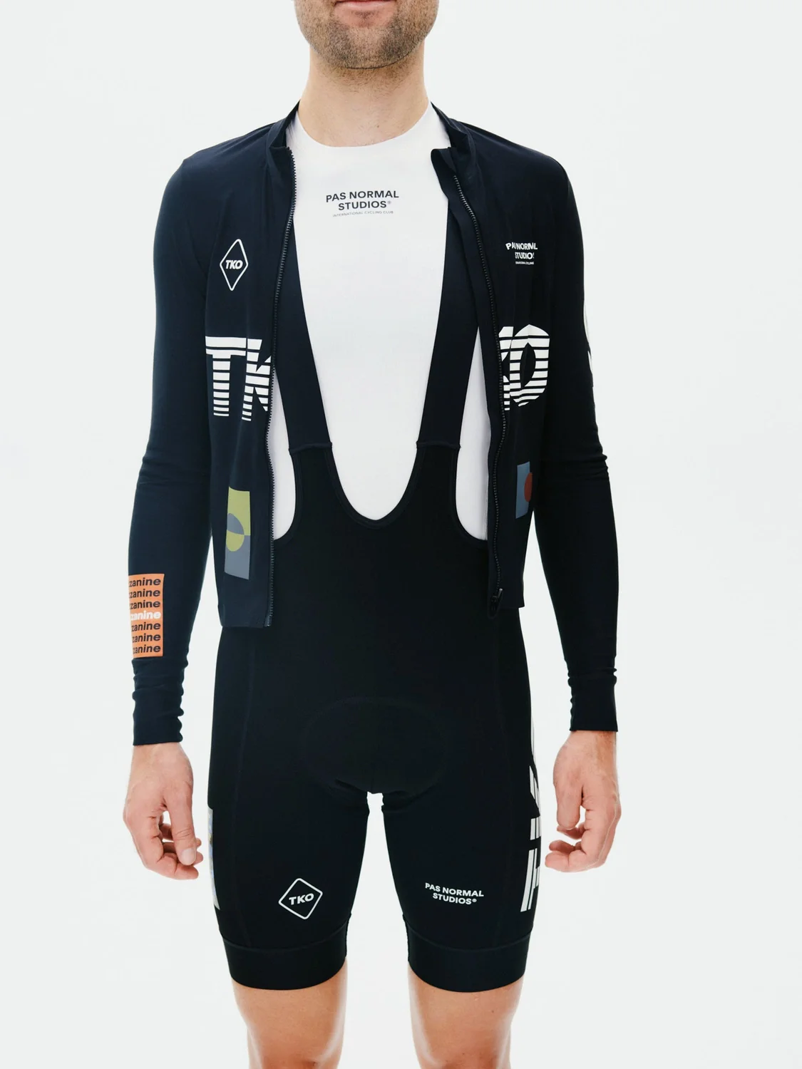 PAS NORMAL STUDIOS TKO Essential Thermal Bibs AW24 - Black - Image 4