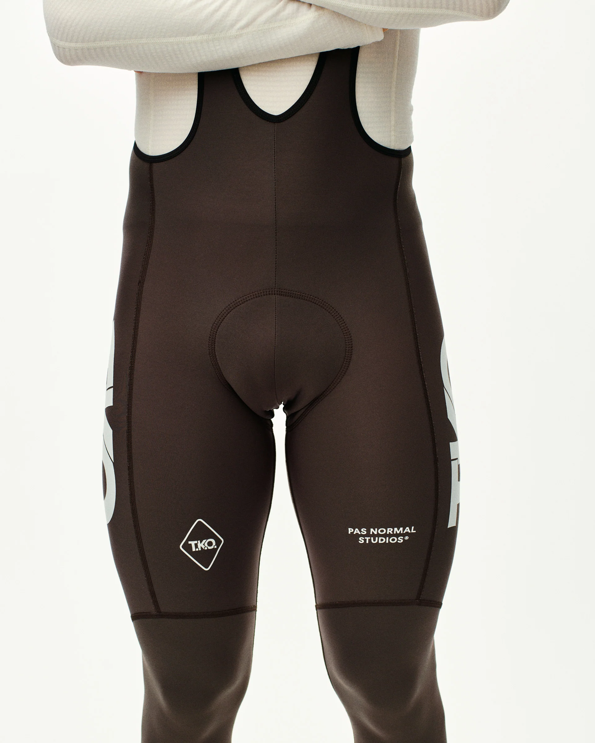 PAS NORMAL STUDIOS TKO Essential Thermal Long Bibs - Dark Purple - Image 3