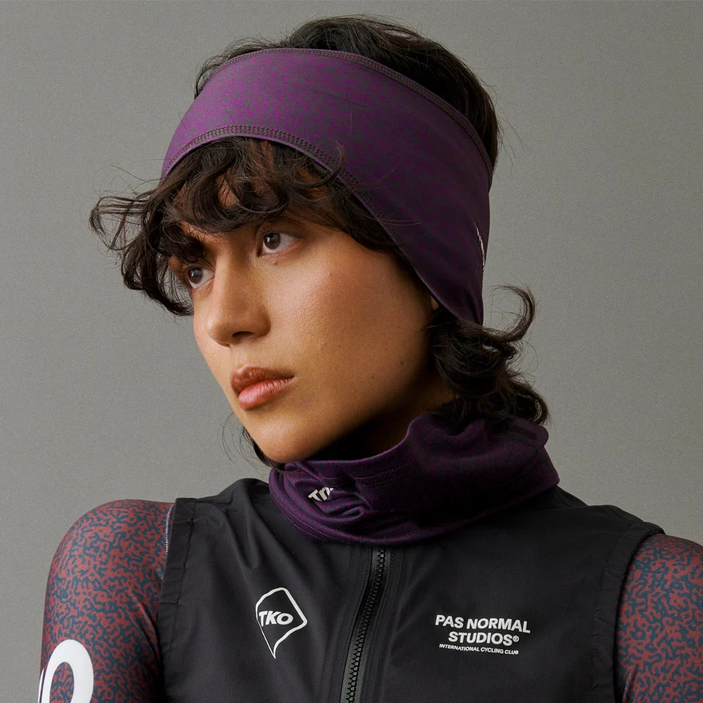 PAS NORMAL STUDIOS TKO Headband Men/Women - Dark Purple Transmission - Image 4