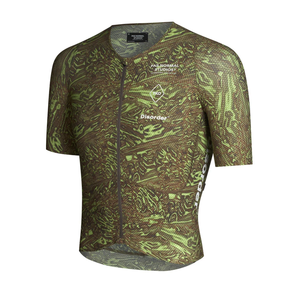 PAS NORMAL STUDIOS TKO Disorder Mechanism Pro Jersey SS23 - Green Beehive - Image 3