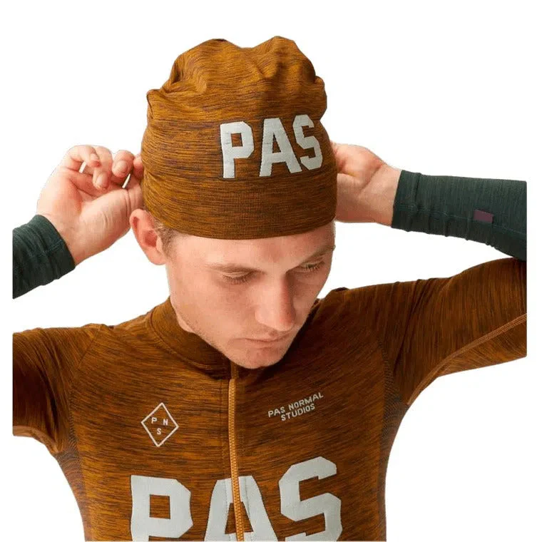 PAS NORMAL STUDIOS TKO Knit Cycling Beanie - Burned Orange - Image 2