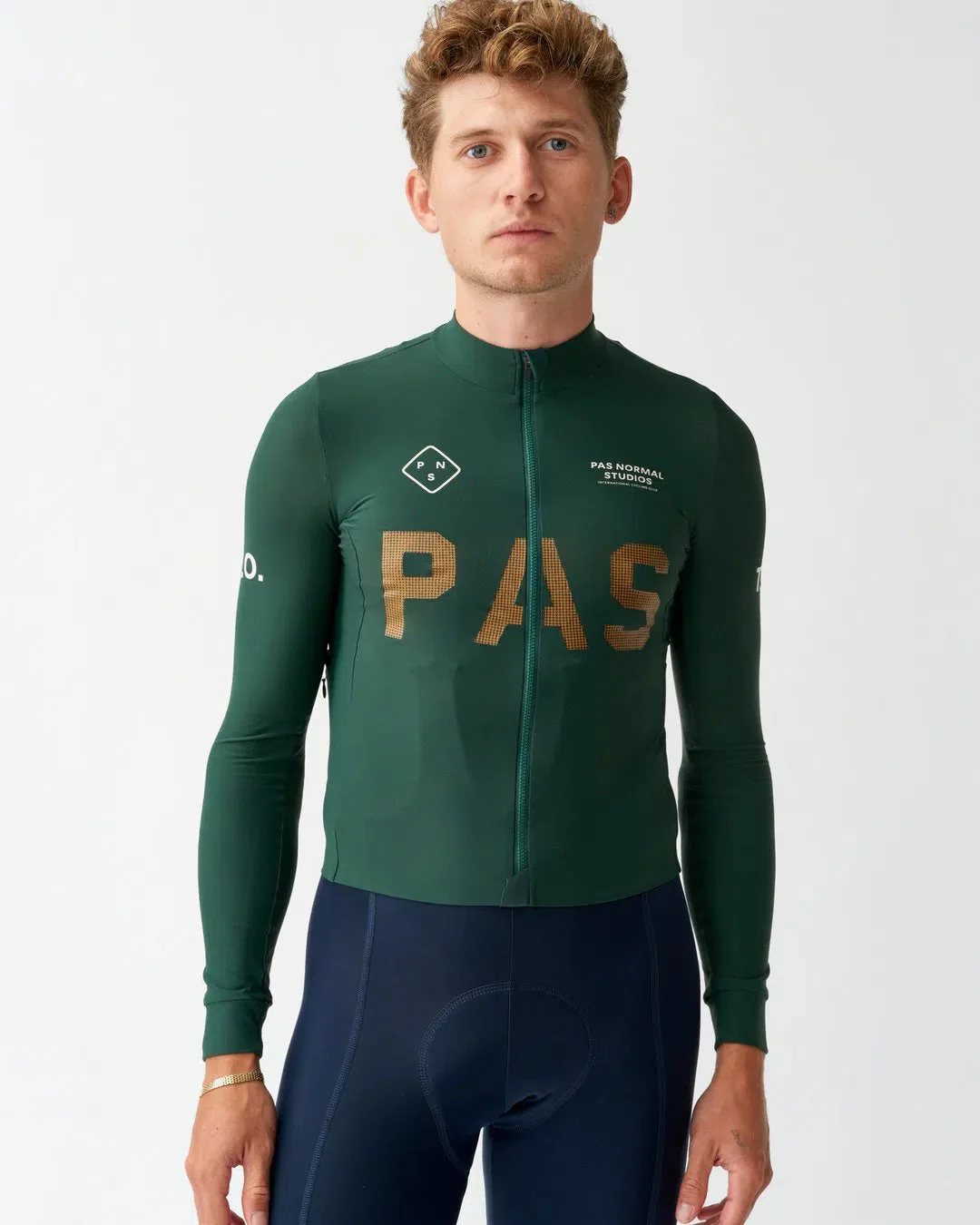 PAS NORMAL STUDIOS TKO Long Sleeve Jersey - Deep Green - Image 3