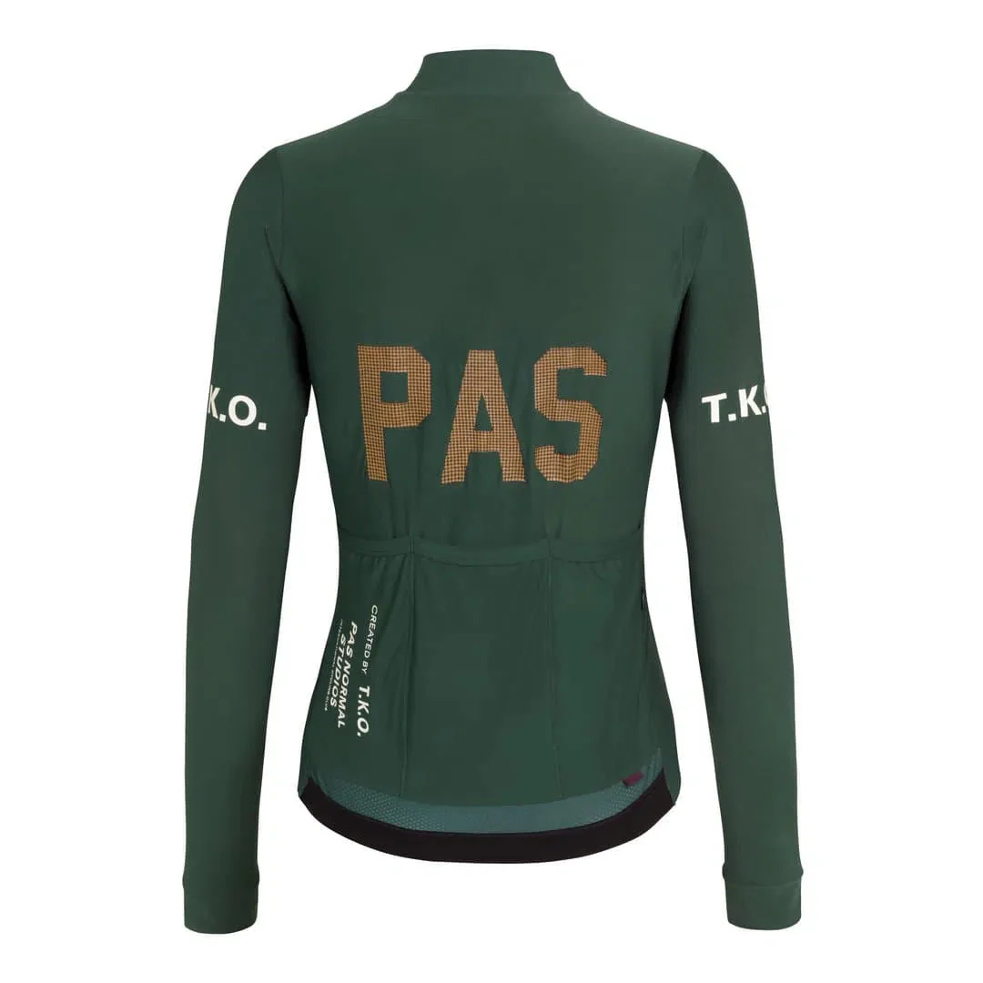 PAS NORMAL STUDIOS TKO Long Sleeve Women Jersey - Deep Green - Image 2
