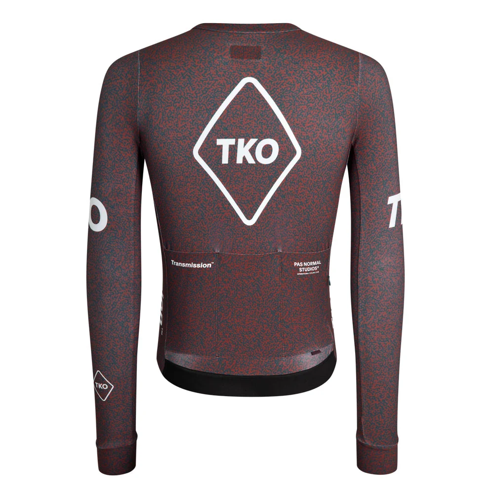 PAS NORMAL STUDIOS TKO Mechanism Long Sleeve Jersey AW23 - Mahogany Transmission - Image 2