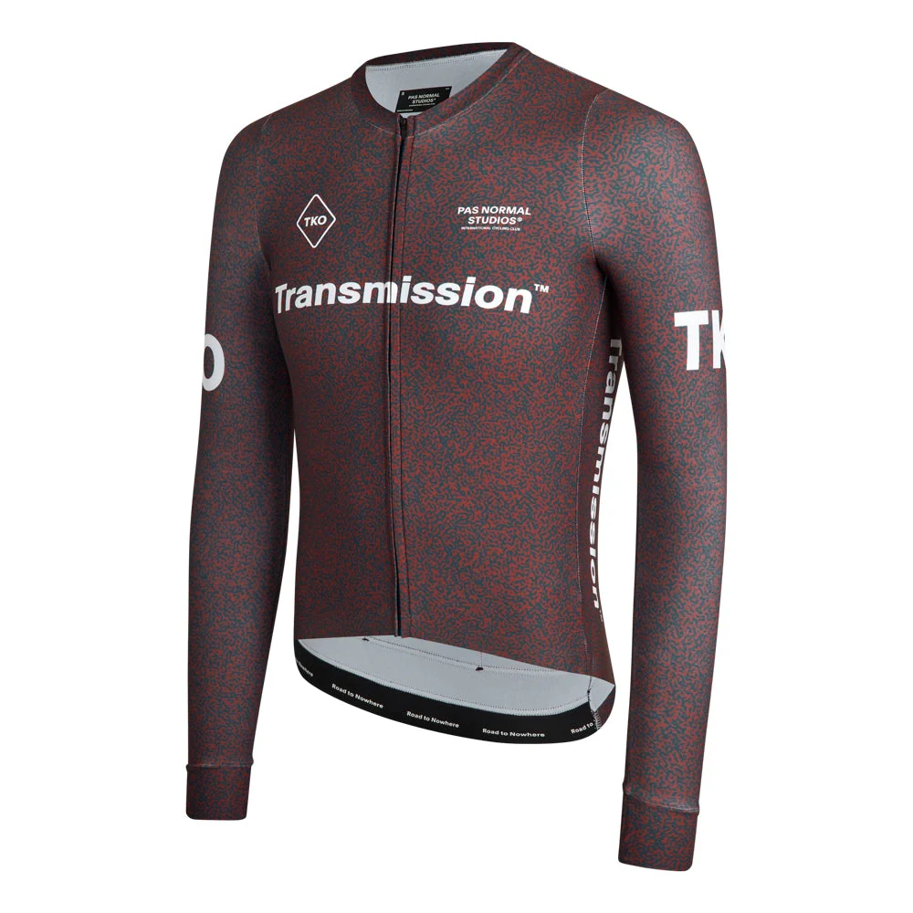 PAS NORMAL STUDIOS TKO Mechanism Long Sleeve Jersey AW23 - Mahogany Transmission - Image 3