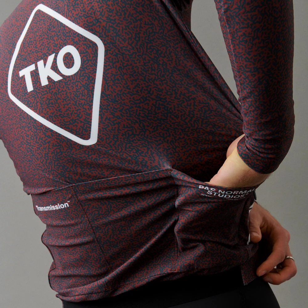 PAS NORMAL STUDIOS TKO Mechanism Long Sleeve Jersey AW23 - Mahogany Transmission - Image 5