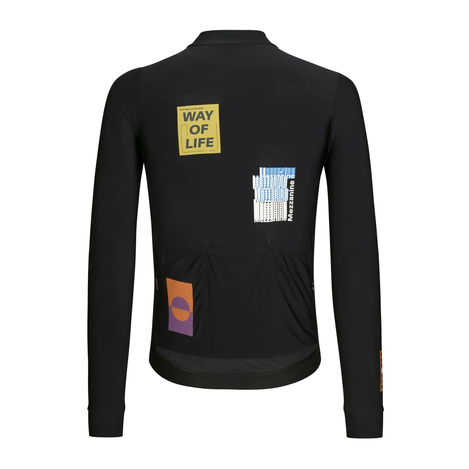 PAS NORMAL STUDIOS TKO Mechanism Long Sleeve Jersey AW24 - Black - Image 3