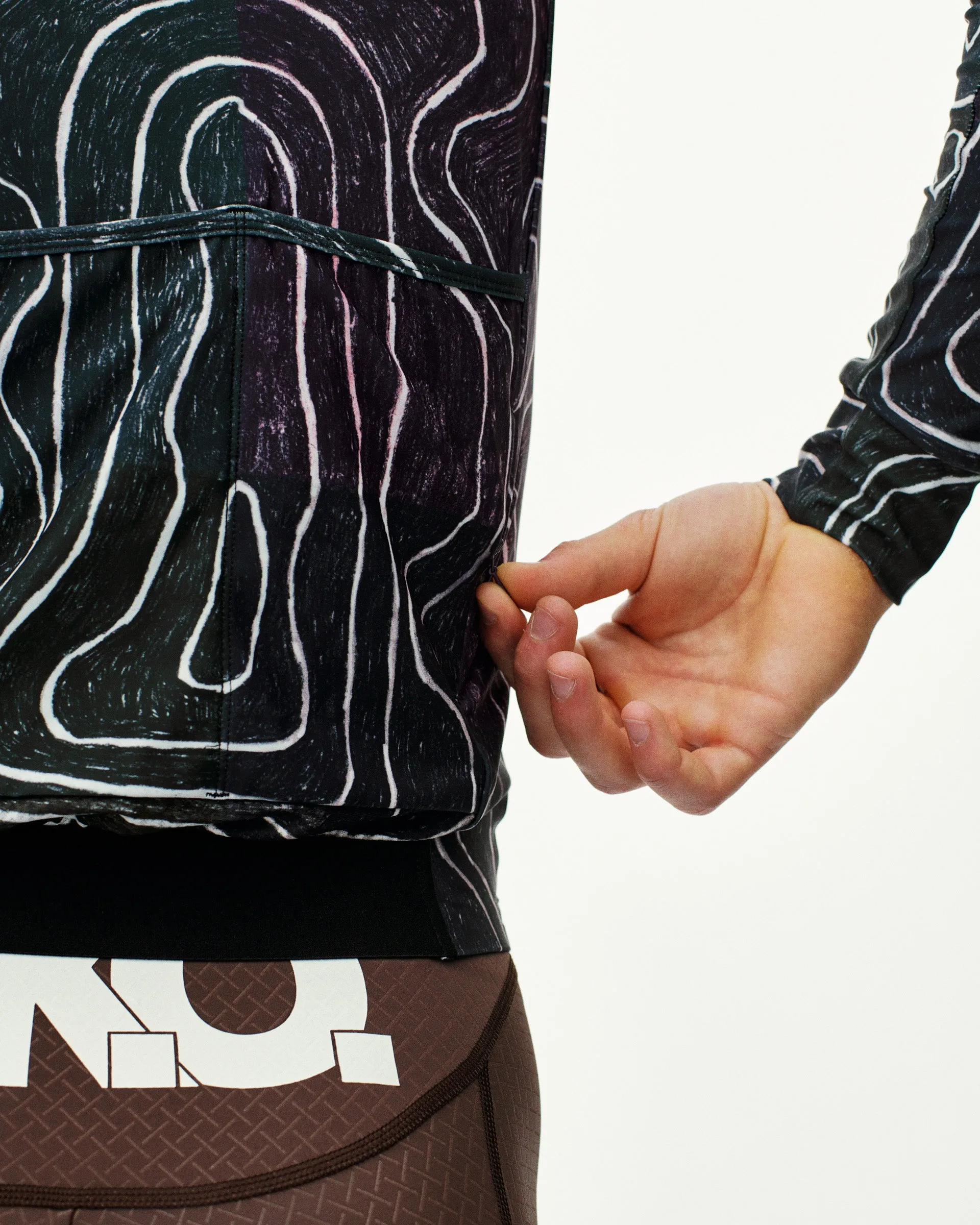 PAS NORMAL STUDIOS TKO Mechanism Long Sleeve Jersey  - TKO Black Multi - Image 4