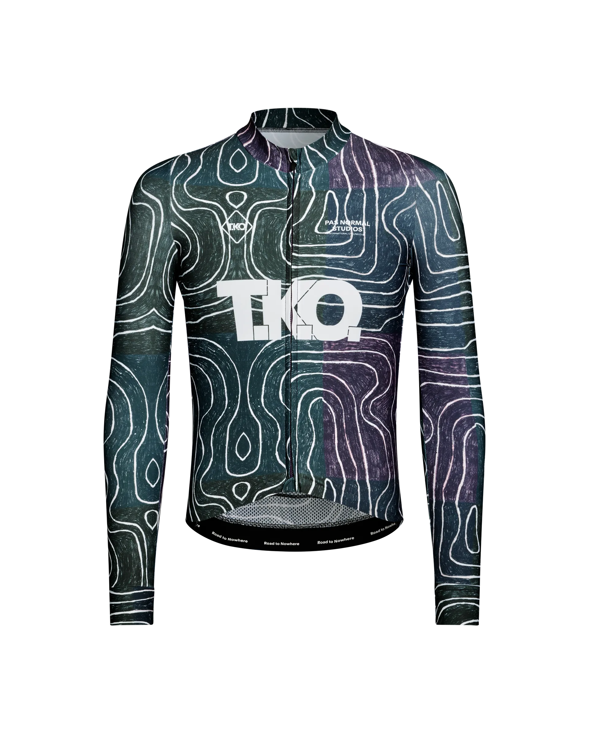 PAS NORMAL STUDIOS TKO Mechanism Long Sleeve Jersey  - TKO Black Multi - Image 5