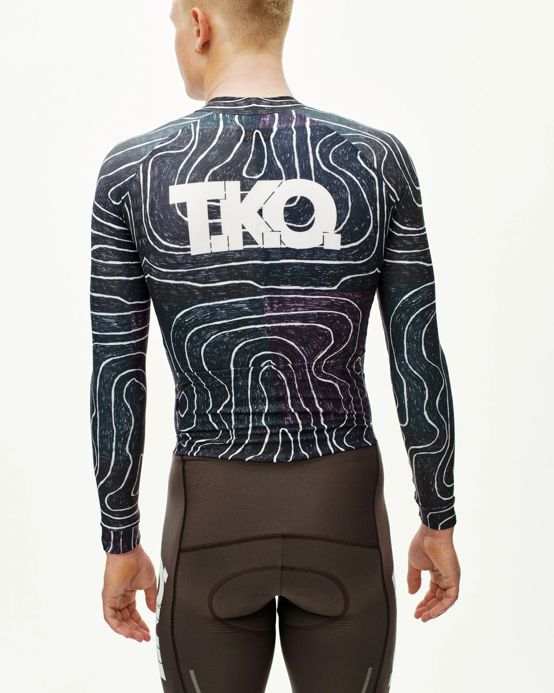 PAS NORMAL STUDIOS TKO Mechanism Long Sleeve Jersey  - TKO Black Multi - Image 6