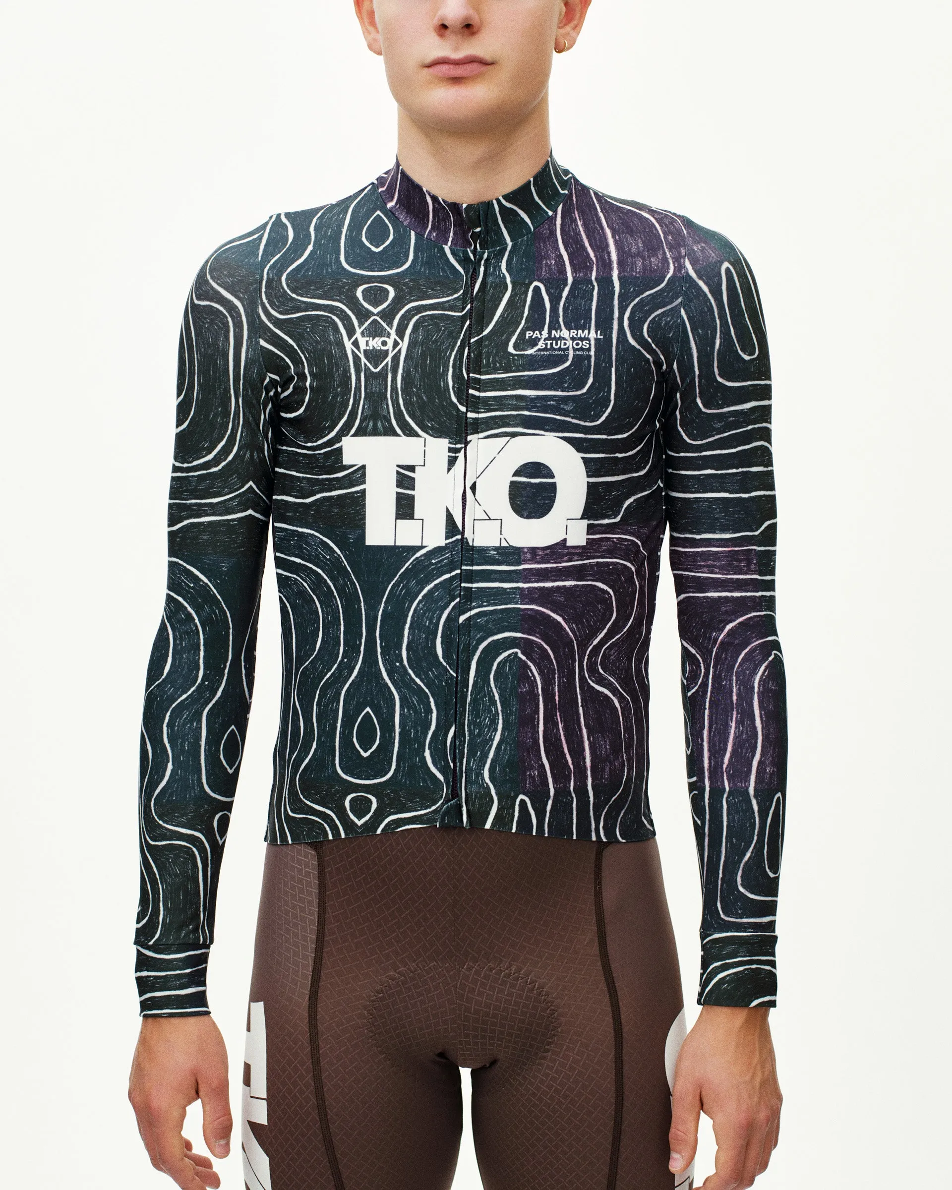 PAS NORMAL STUDIOS TKO Mechanism Long Sleeve Jersey  - TKO Black Multi - Image 7