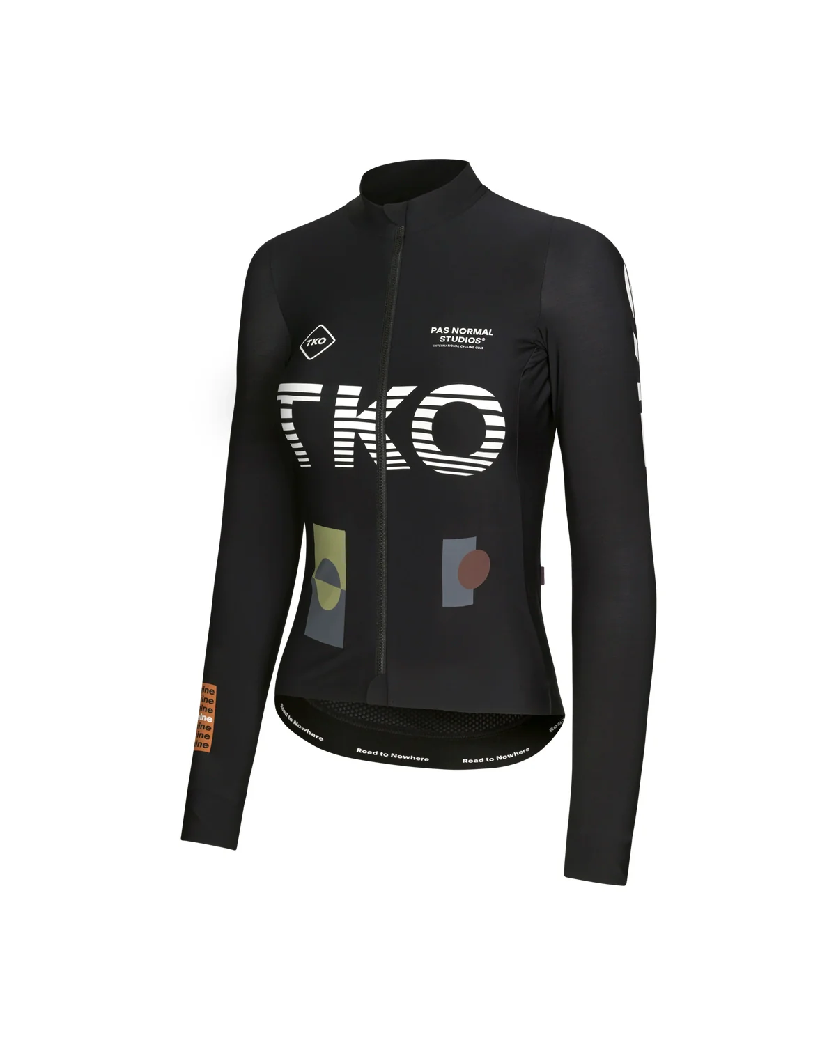 PAS NORMAL STUDIOS TKO Mechanism Long Sleeve Women Jersey AW24 - Black - Image 2