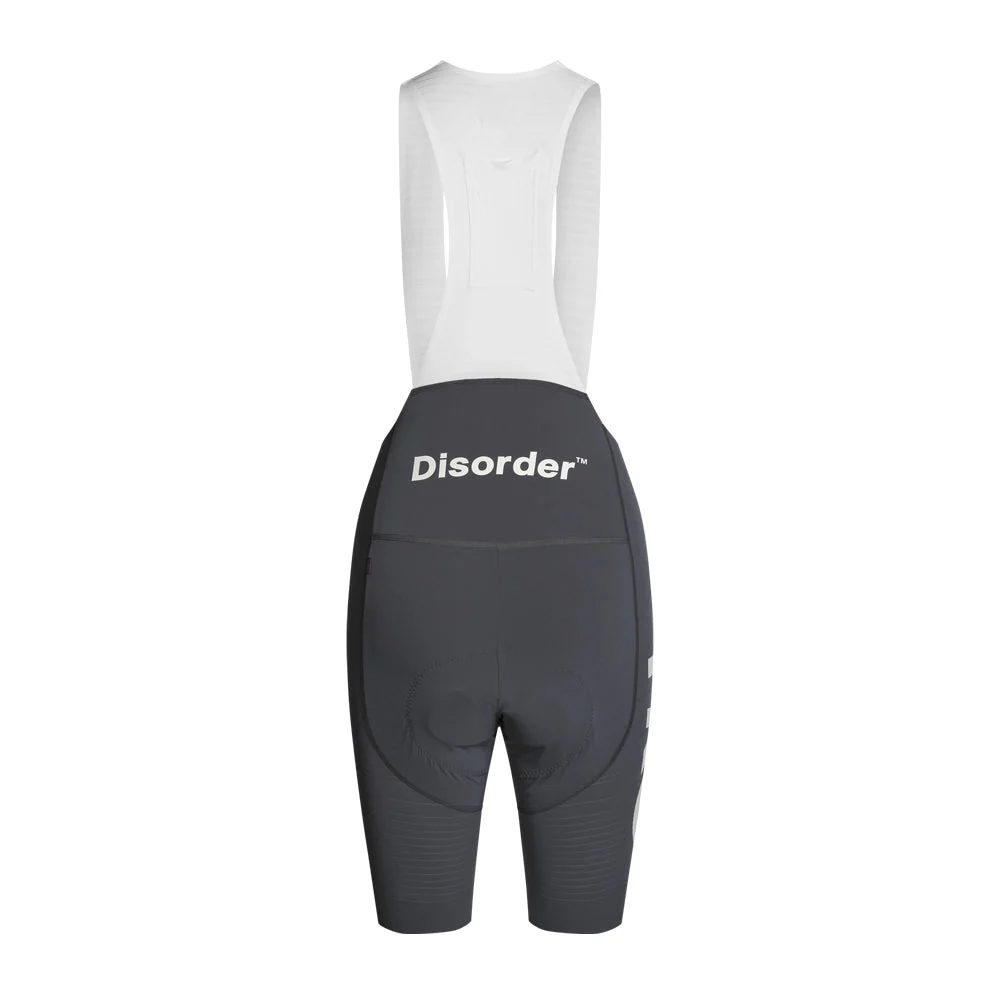 PAS NORMAL STUDIOS TKO Disorder Mechanism Pro Women Bibshorts 2023 - Dark Grey - Image 2