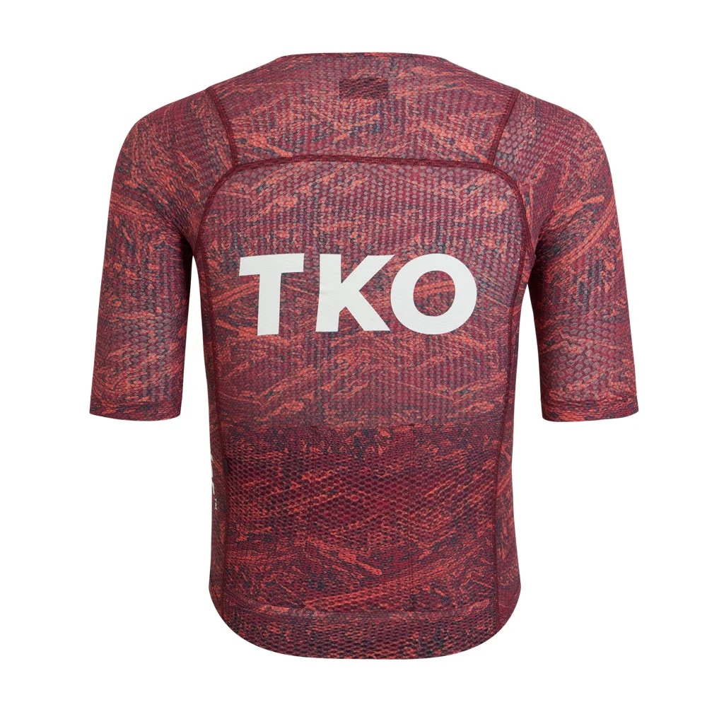PAS NORMAL STUDIOS TKO Disorder Mechanism Pro Zipless Jersey 2023 - Red Beehive - Image 2