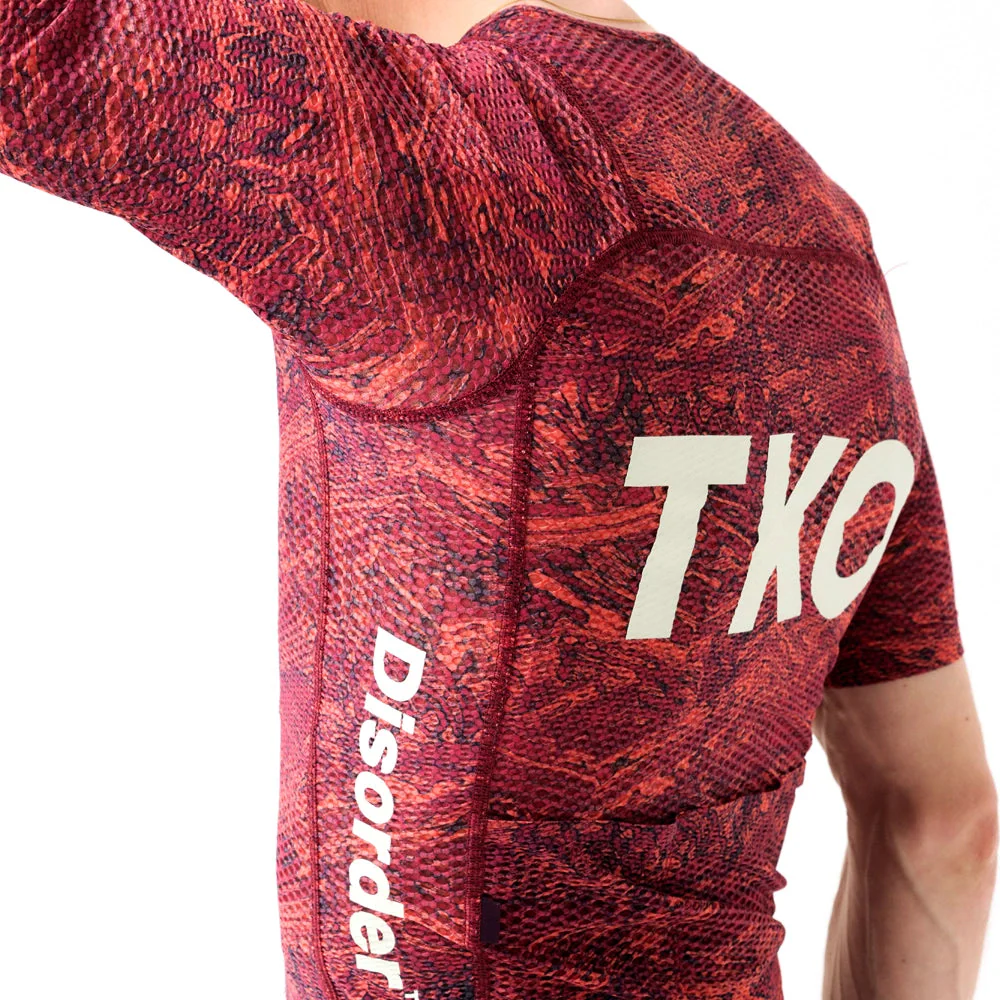 PAS NORMAL STUDIOS TKO Disorder Mechanism Pro Zipless Jersey 2023 - Red Beehive - Image 4