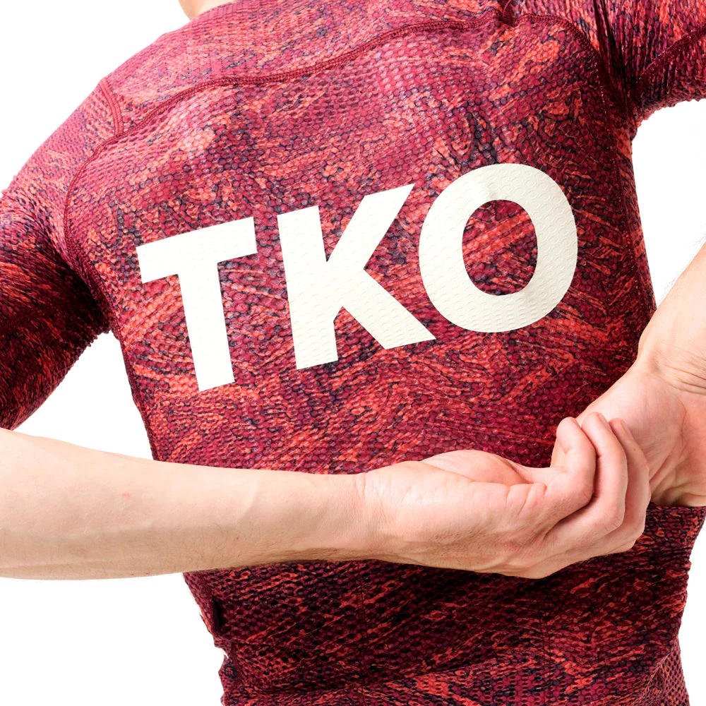 PAS NORMAL STUDIOS TKO Disorder Mechanism Pro Zipless Jersey 2023 - Red Beehive - Image 5