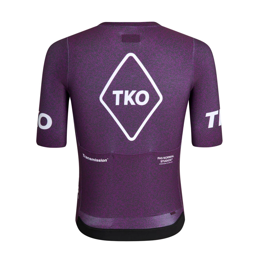 PAS NORMAL STUDIOS TKO Mechanism Short Sleeve Jersey - Dark Purple Transmission - Image 2