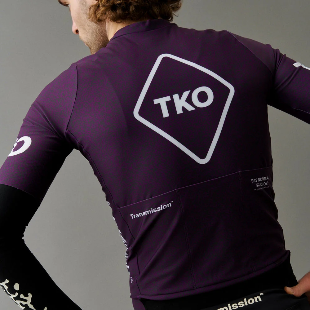 PAS NORMAL STUDIOS TKO Mechanism Short Sleeve Jersey - Dark Purple Transmission - Image 5