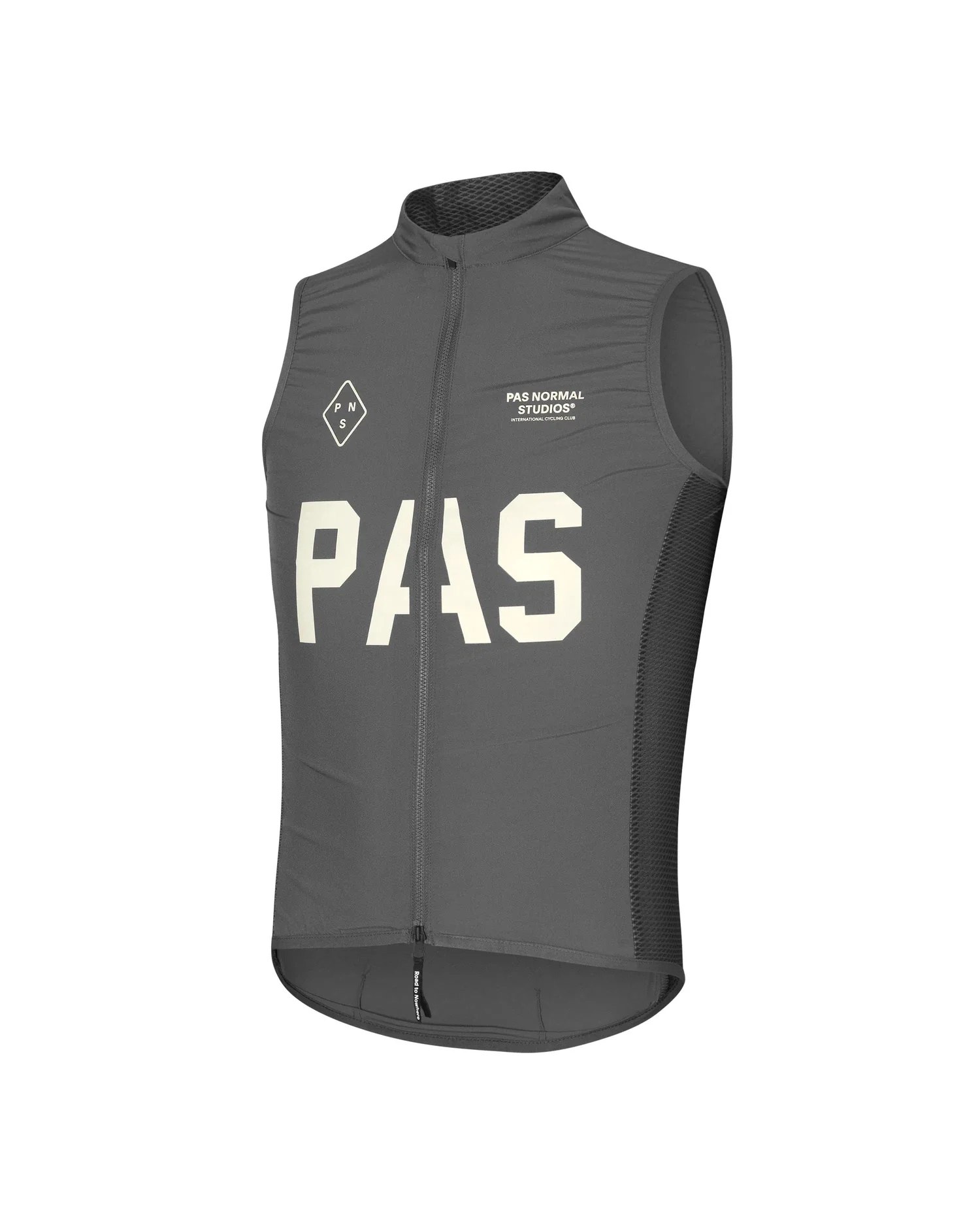 PAS NORMAL STUDIOS PAS Mechanism Stow Away Gilet AW22 - Dark Grey - Image 3