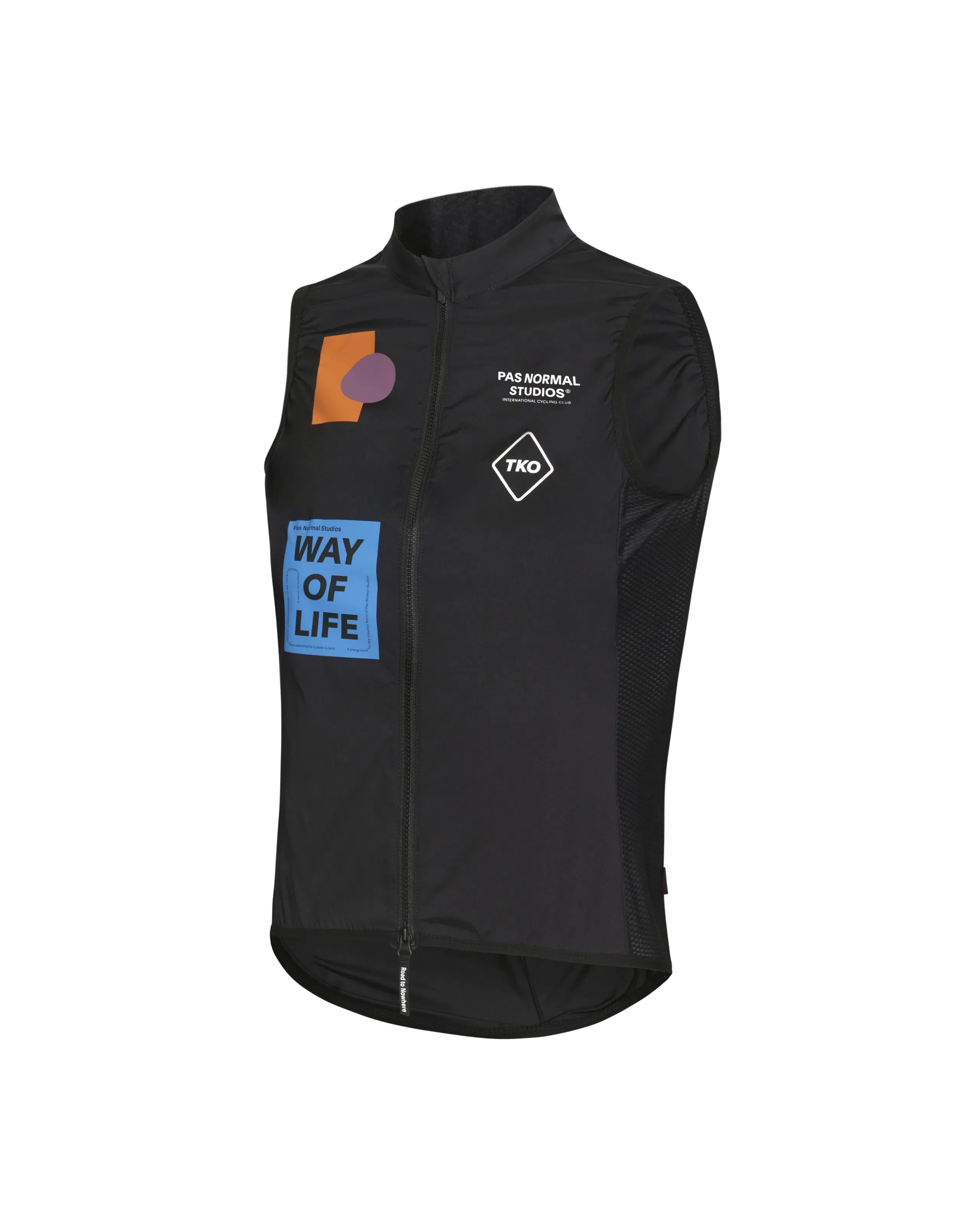 PAS NORMAL STUDIOS TKO Mechanism Stow Away Gilet AW24 - Black - Image 2