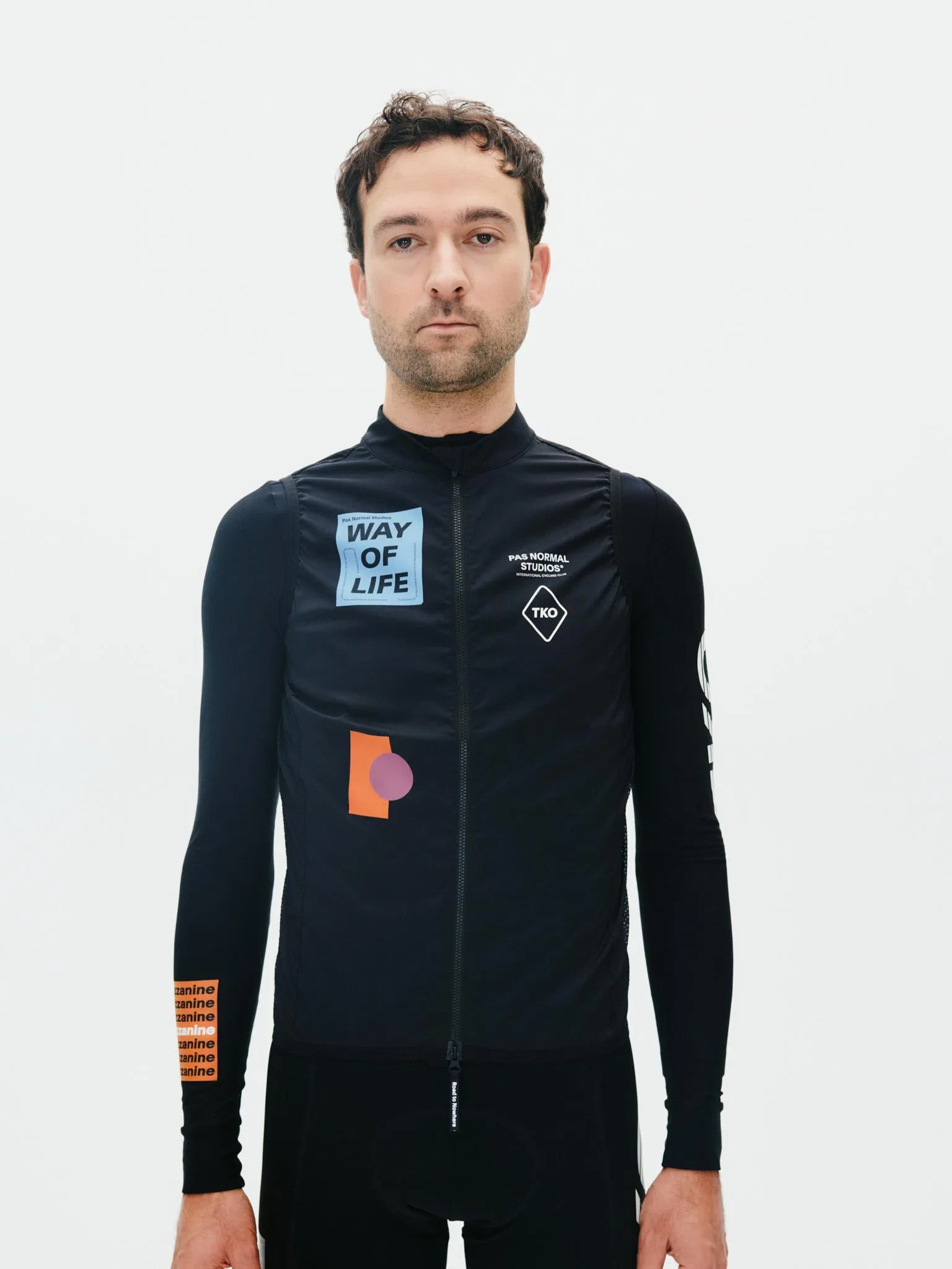 PAS NORMAL STUDIOS TKO Mechanism Stow Away Gilet AW24 - Black - Image 4