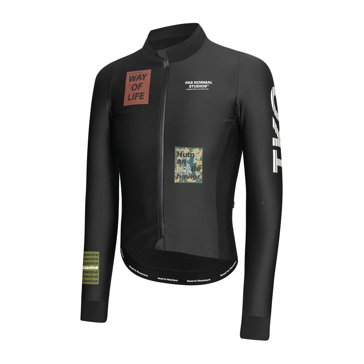 PAS NORMAL STUDIOS TKO Mechanism Thermal Long Sleeve Jersey AW24 - Black - Image 2