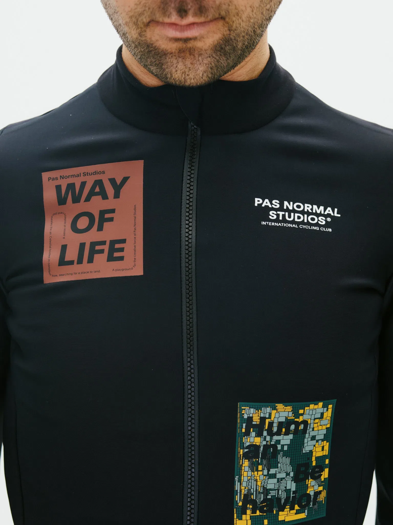 PAS NORMAL STUDIOS TKO Mechanism Thermal Long Sleeve Jersey AW24 - Black - Image 4
