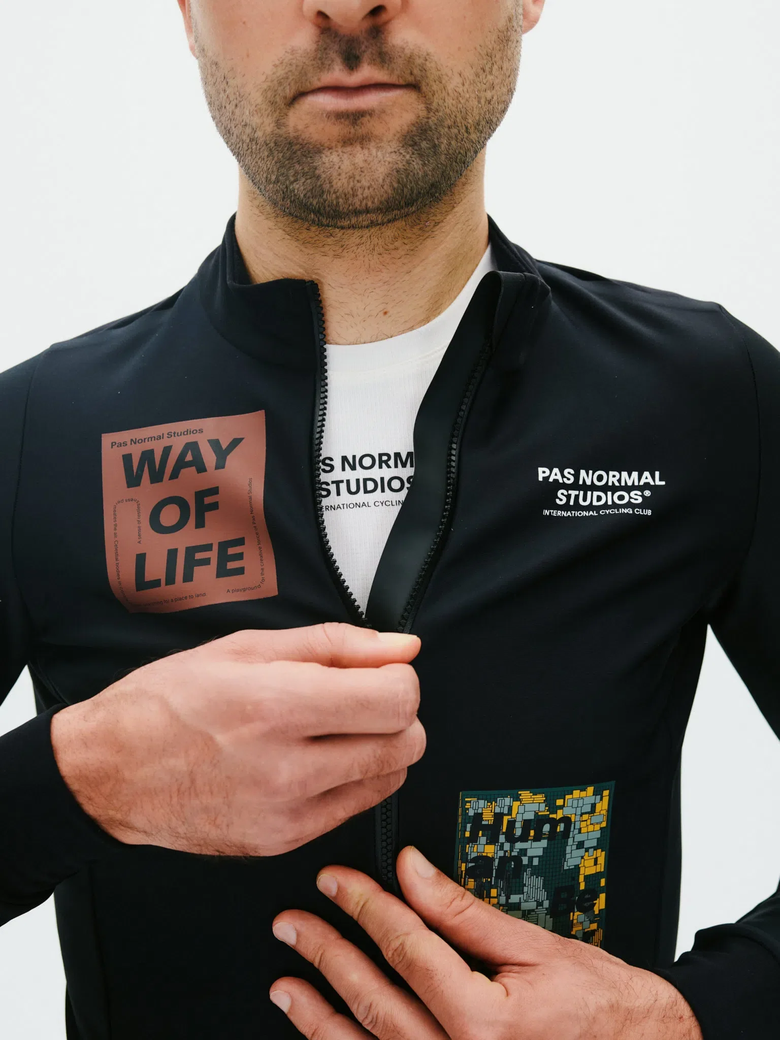 PAS NORMAL STUDIOS TKO Mechanism Thermal Long Sleeve Jersey AW24 - Black - Image 5