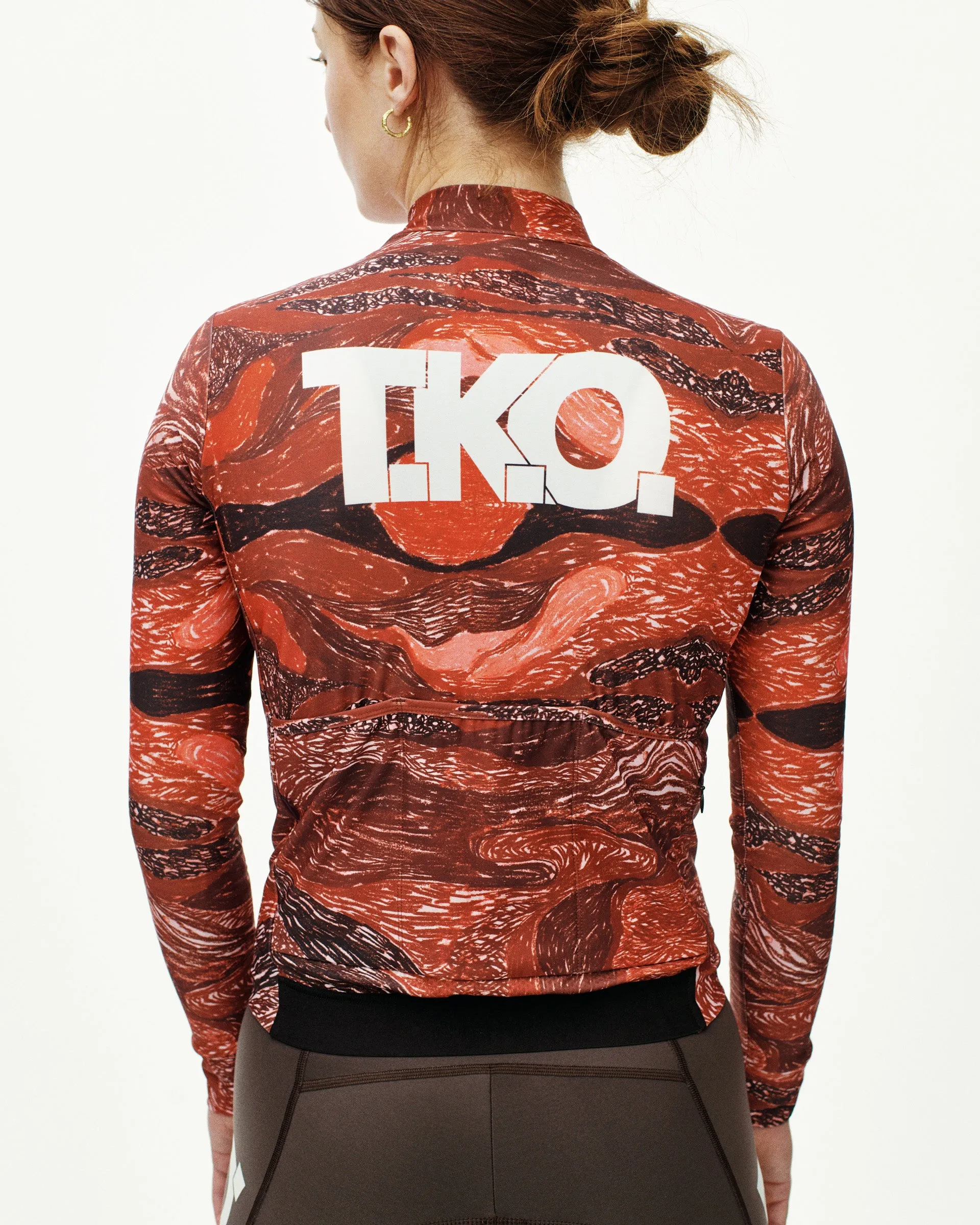 PAS NORMAL STUDIOS TKO Mechanism Women Long Sleeve Jersey - TKO Red - Image 4