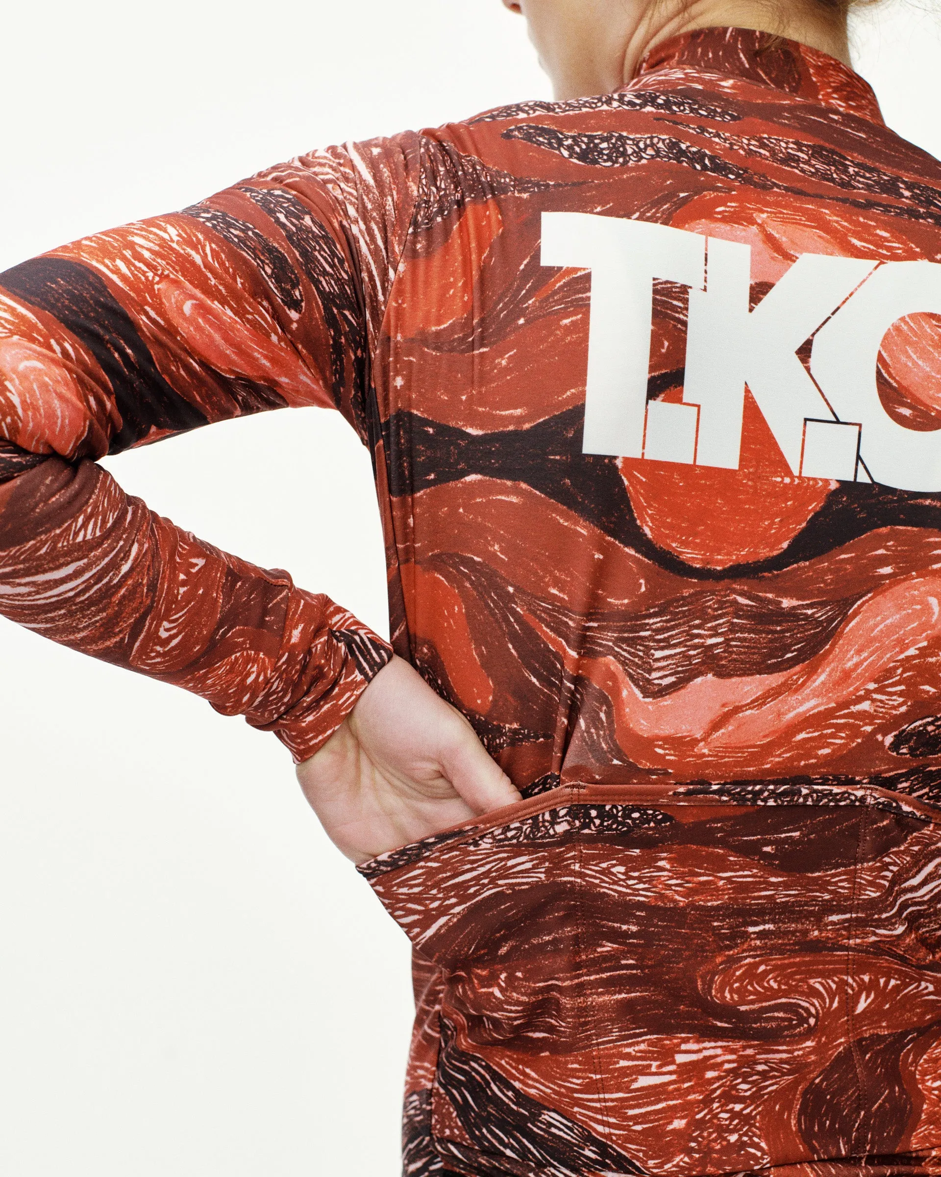 PAS NORMAL STUDIOS TKO Mechanism Women Long Sleeve Jersey - TKO Red - Image 7
