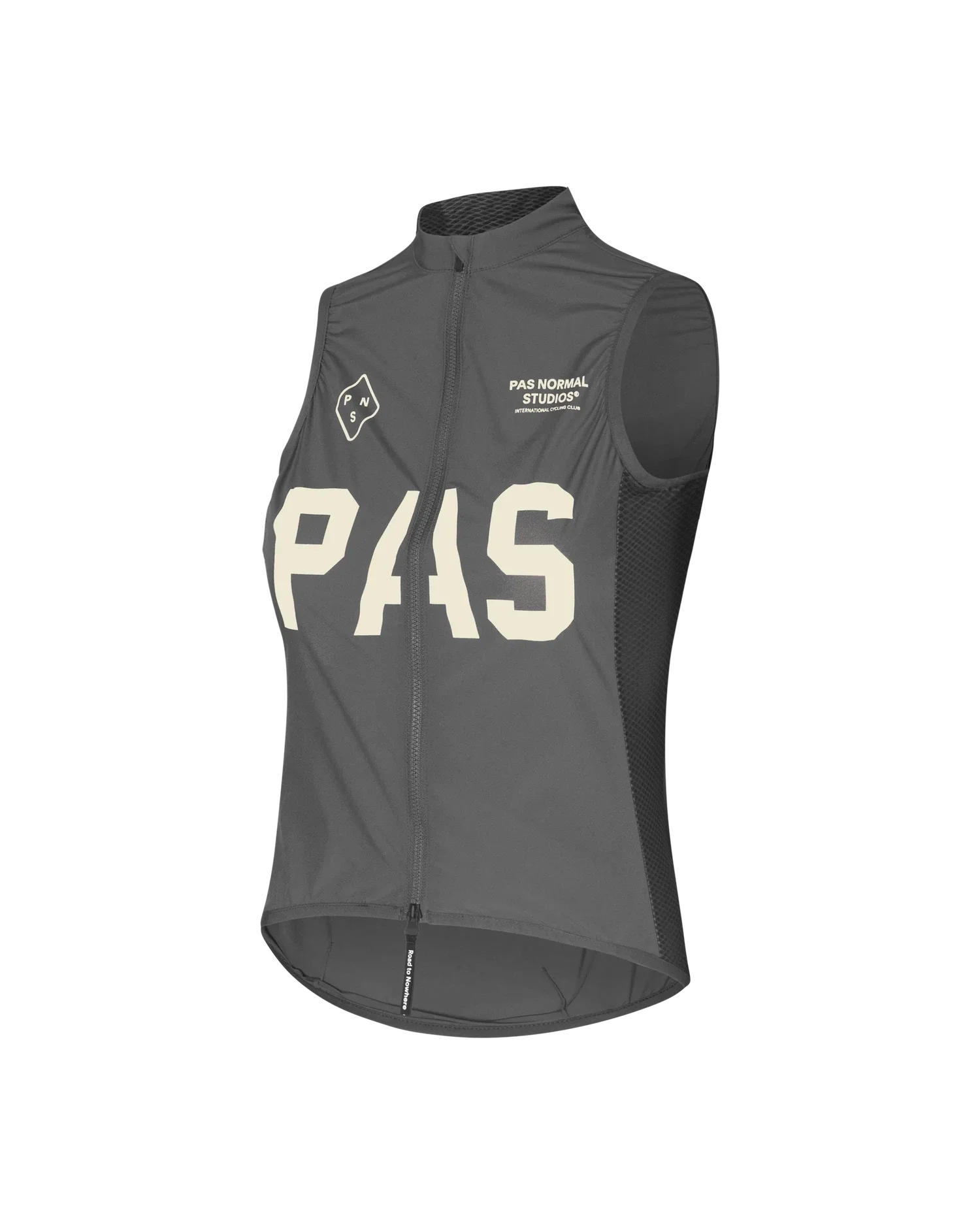 PAS NORMAL STUDIOS PAS Mechanism Women Stow Away Gilet AW22 - Dark Grey - Image 3